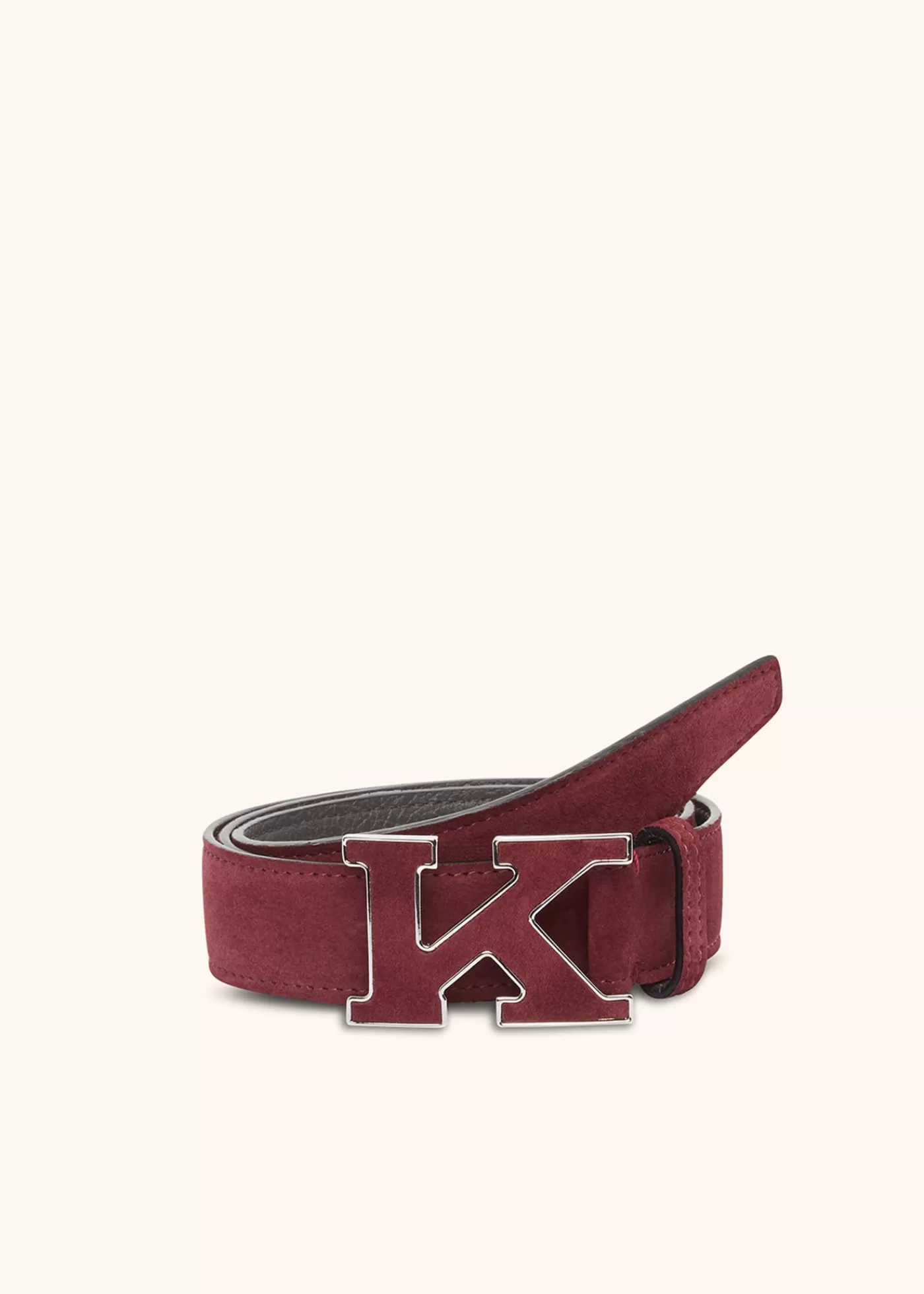 Gürtel-Kiton Gürtel Kalbsleder Bordeaux