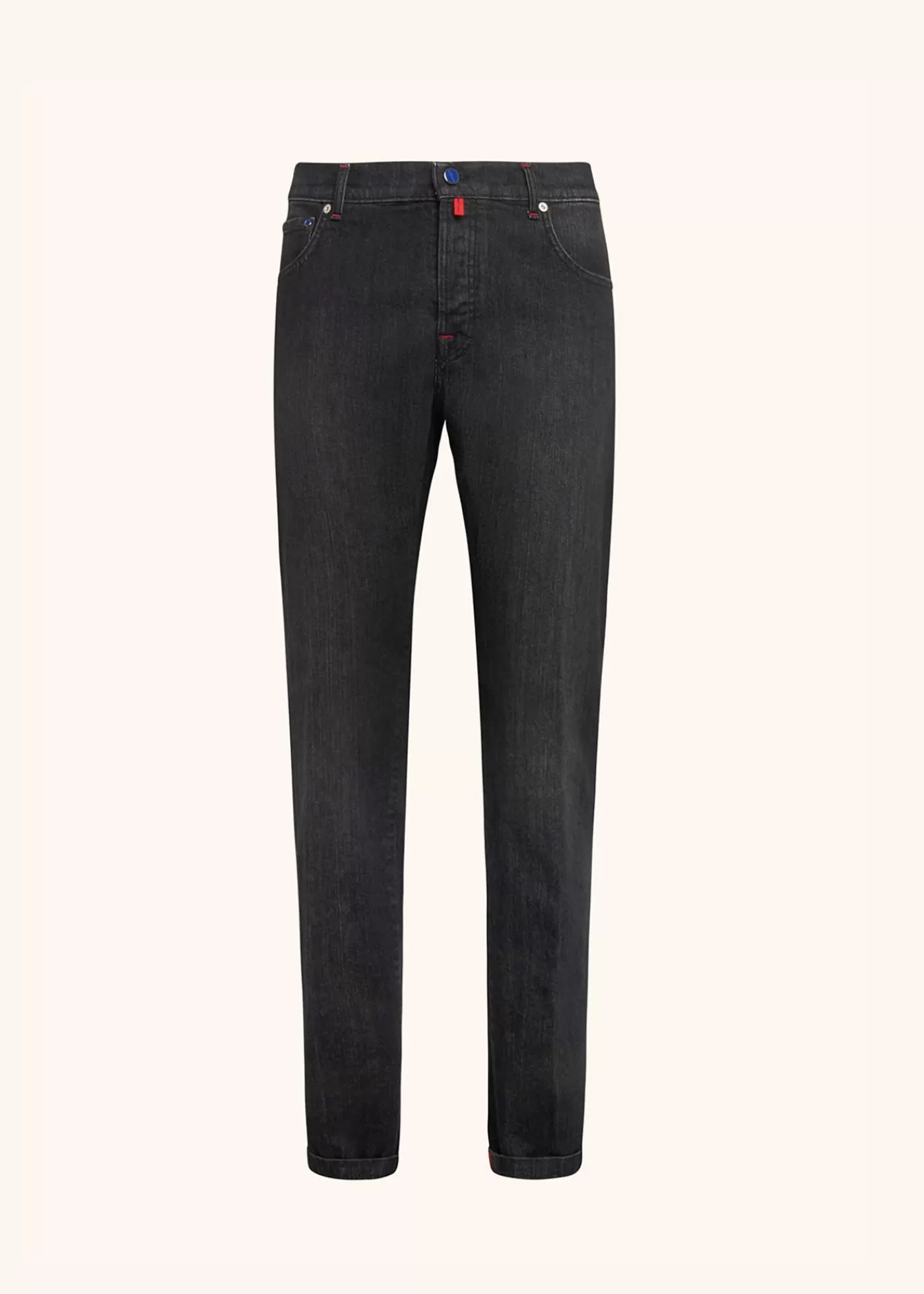 Jeans-Kiton Hose Baumwolle Schwarz