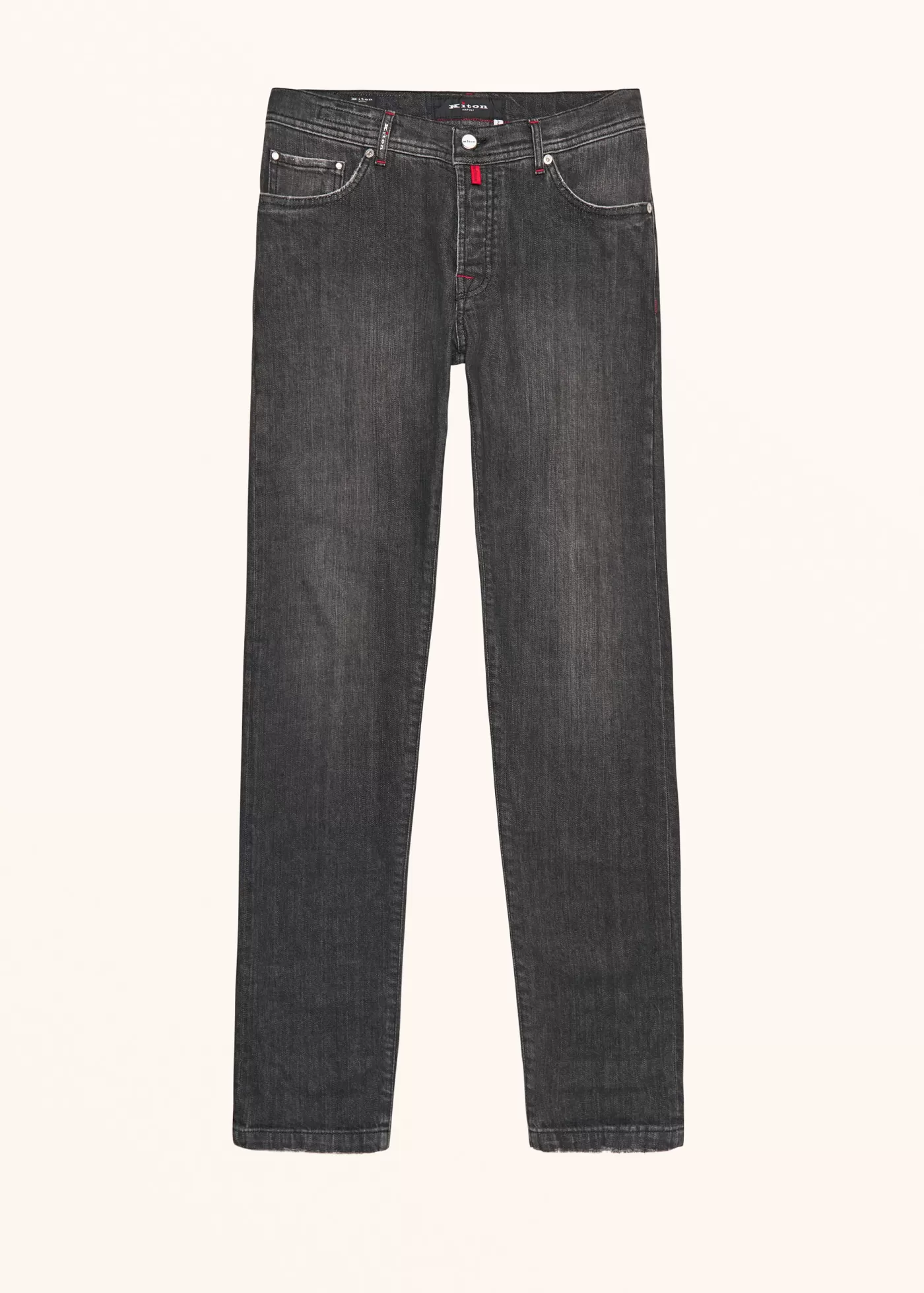 Jeans-Kiton Hose Baumwolle Schwarz