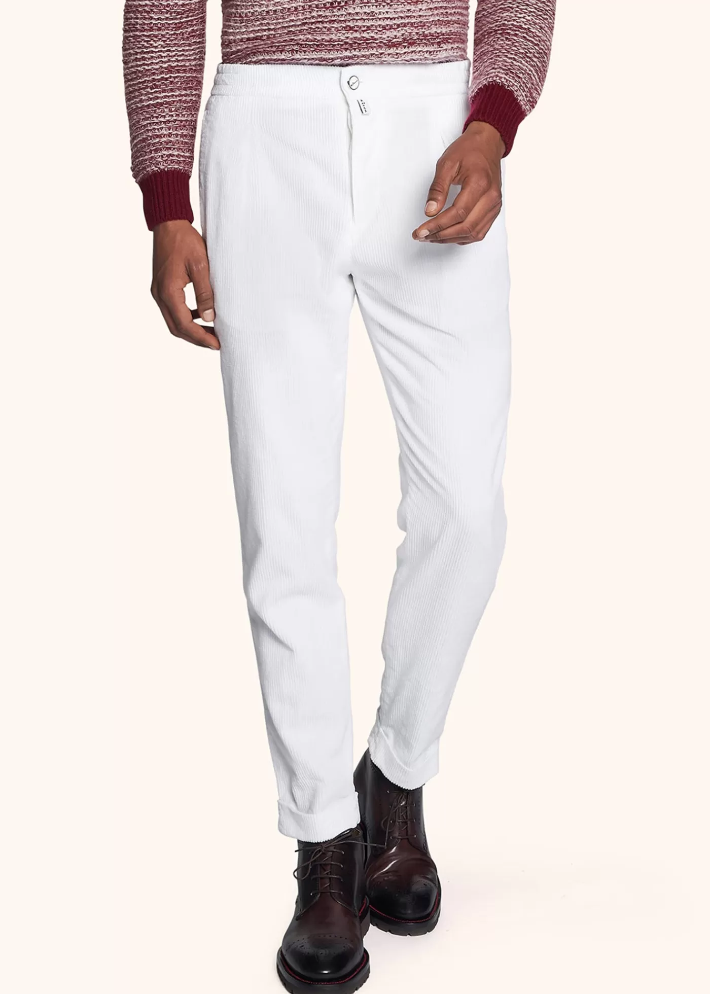 Hosen-Kiton Hose Baumwolle Weiss