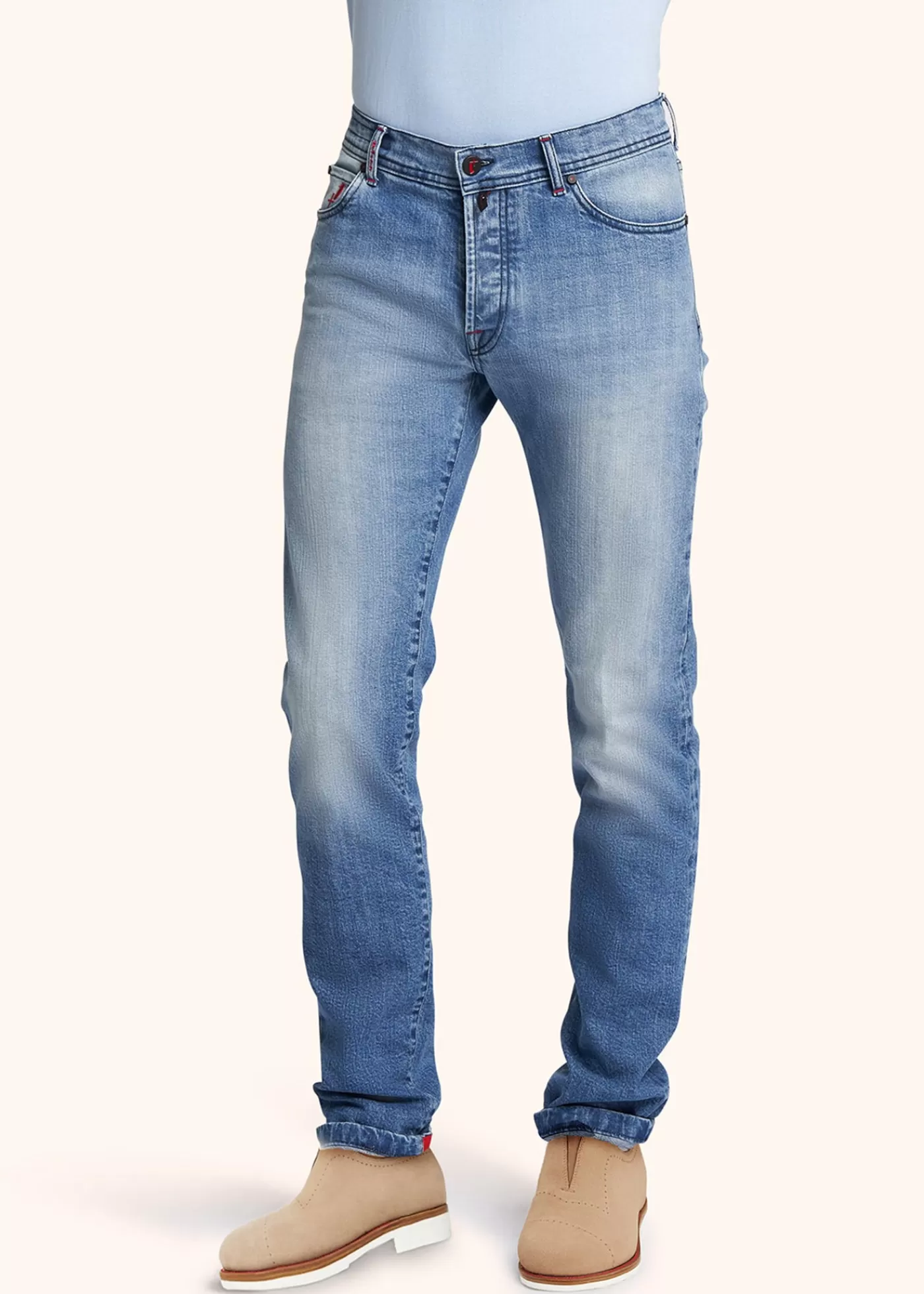 Jeans-Kiton Hose Baumwolle Indigo