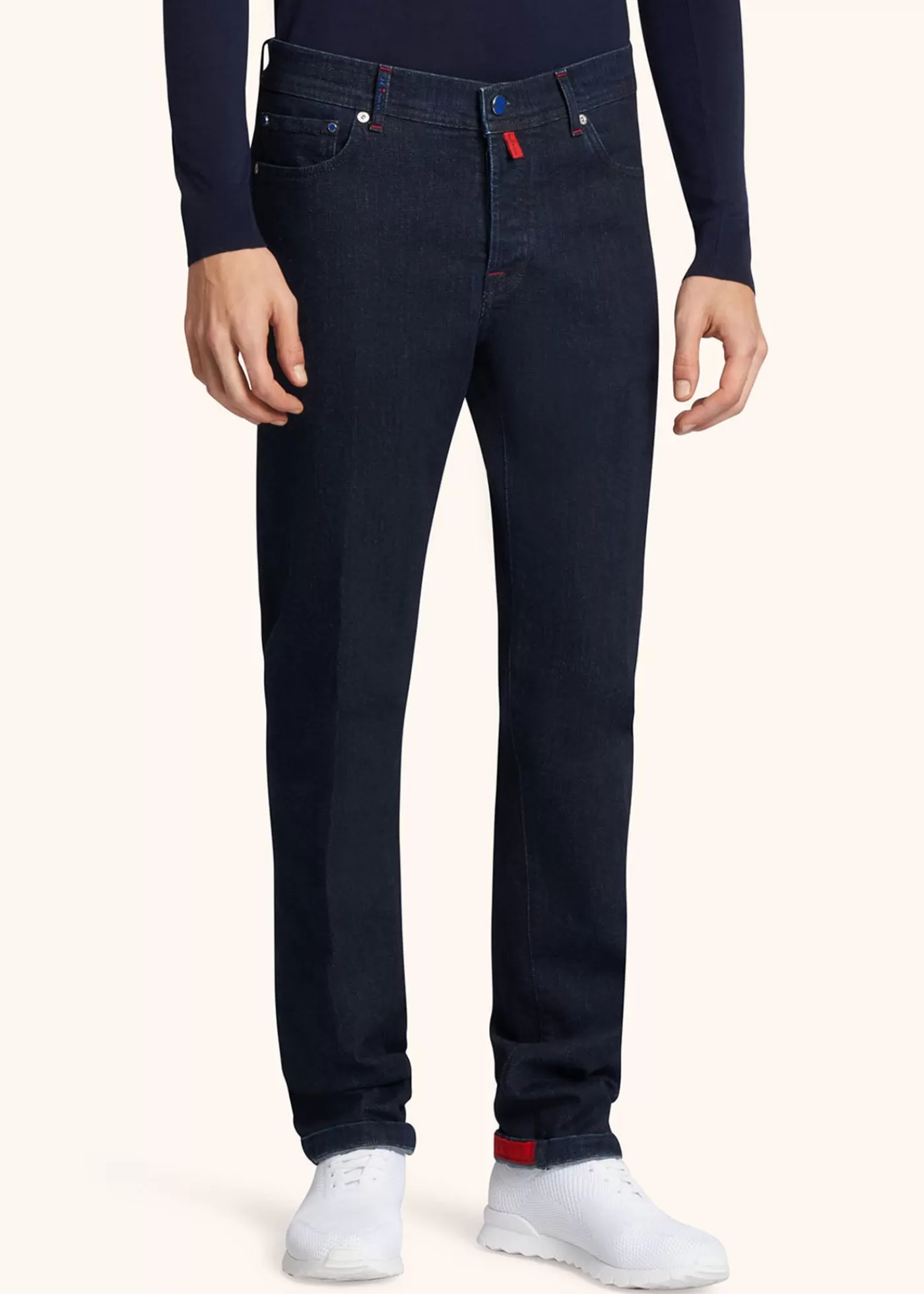 Jeans-Kiton Hose Baumwolle Indigo