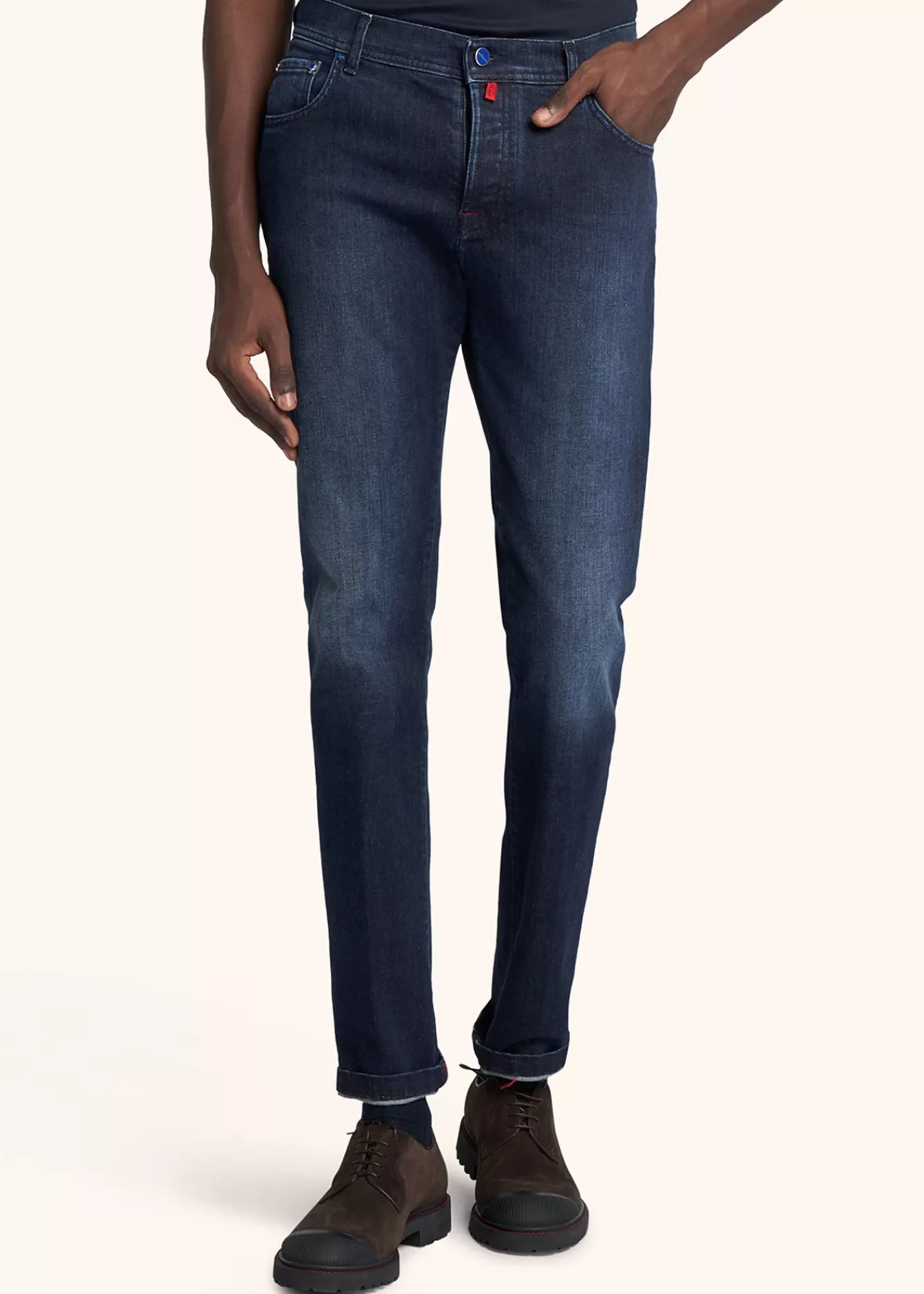 Jeans-Kiton Hose Baumwolle Indigo