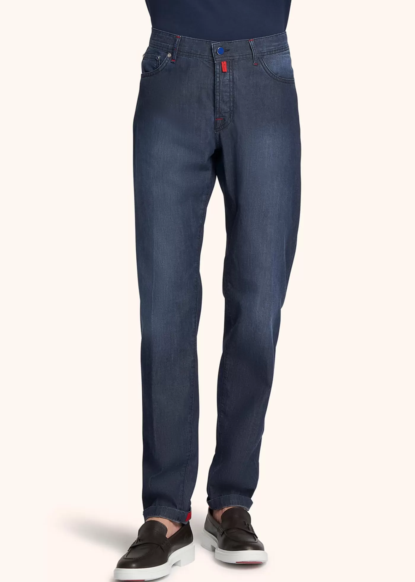 Jeans-Kiton Hose Baumwolle Indigo