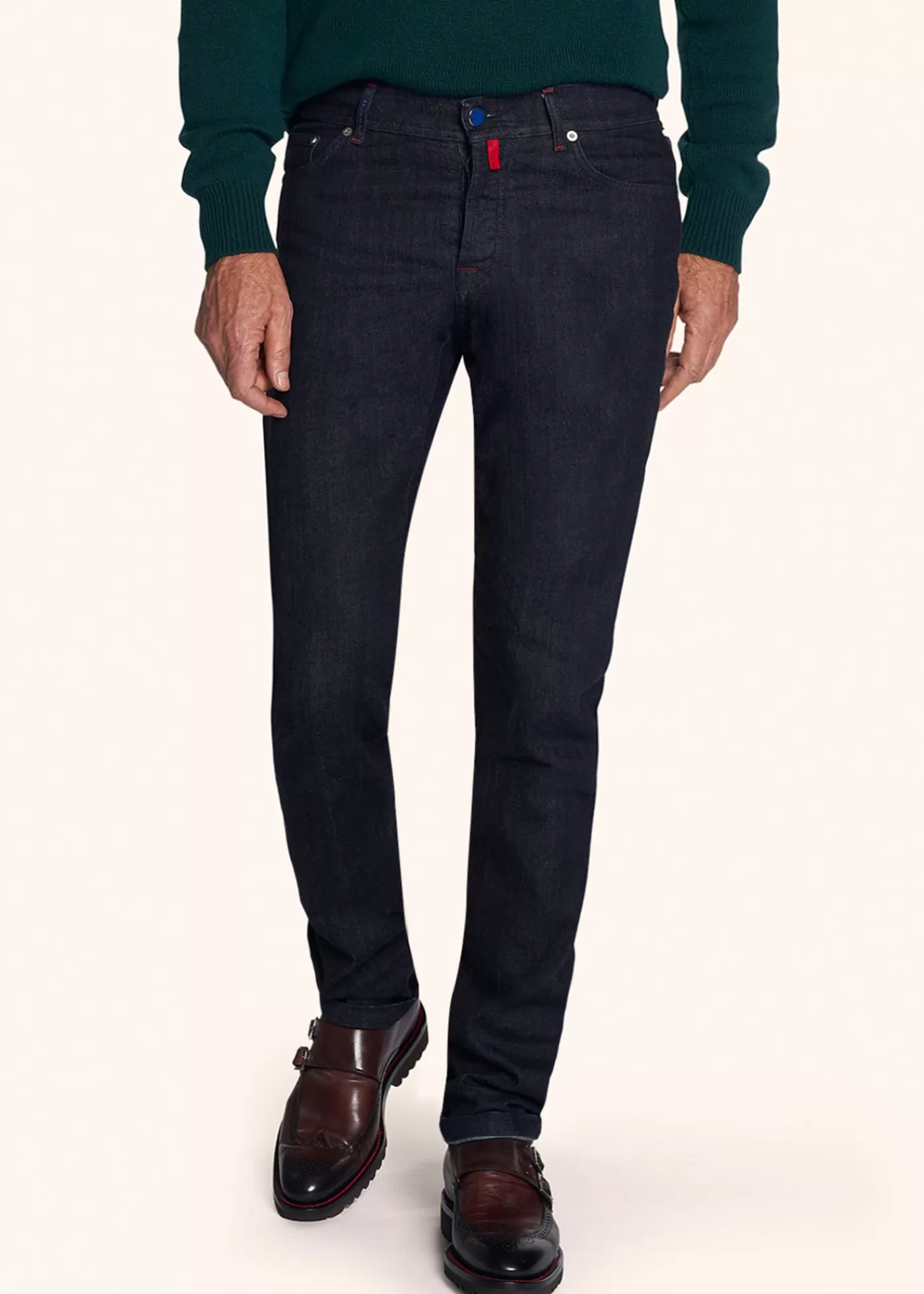 Jeans-Kiton Hose Baumwolle Indigo