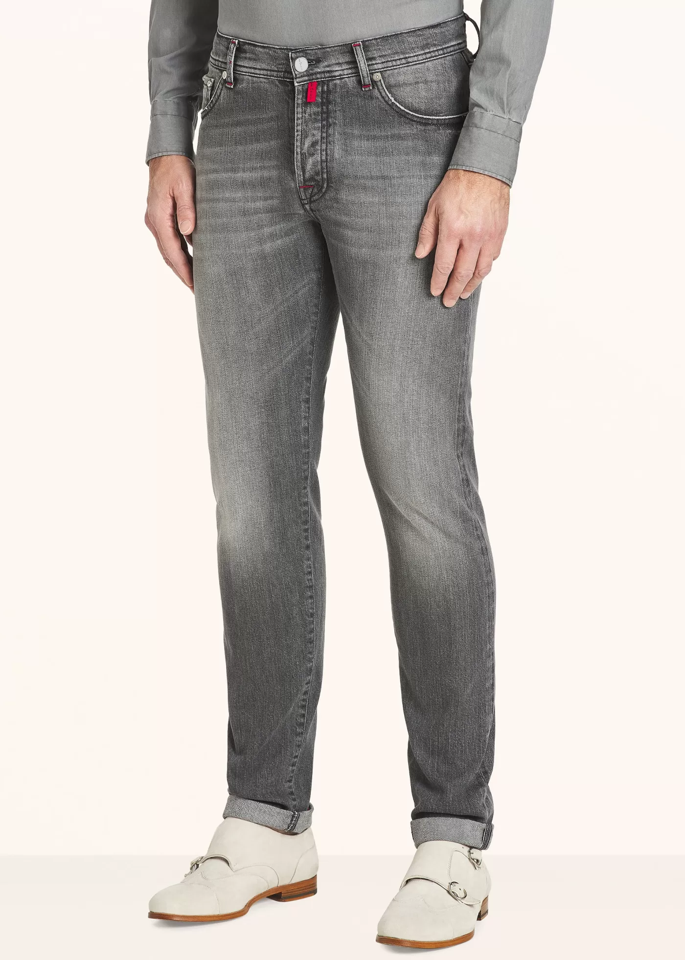 Jeans-Kiton Hose Baumwolle Schwarz