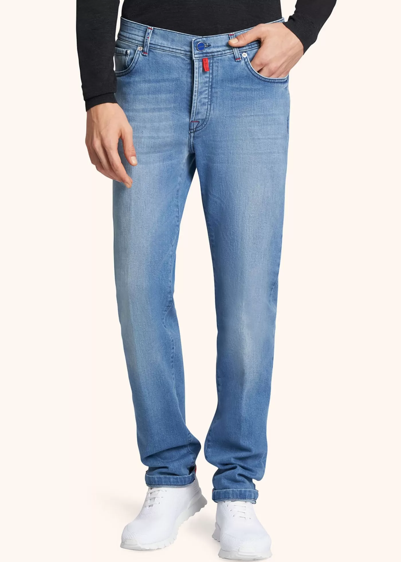 Jeans-Kiton Hose Baumwolle Indigo