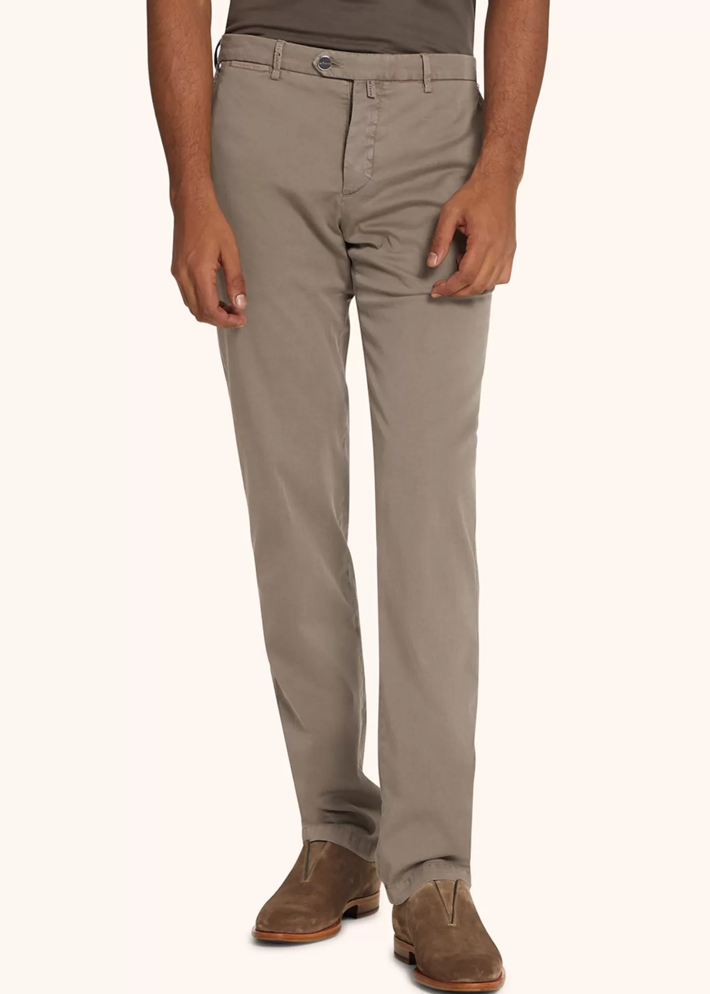 Hosen-Kiton Hose Baumwolle Taupe