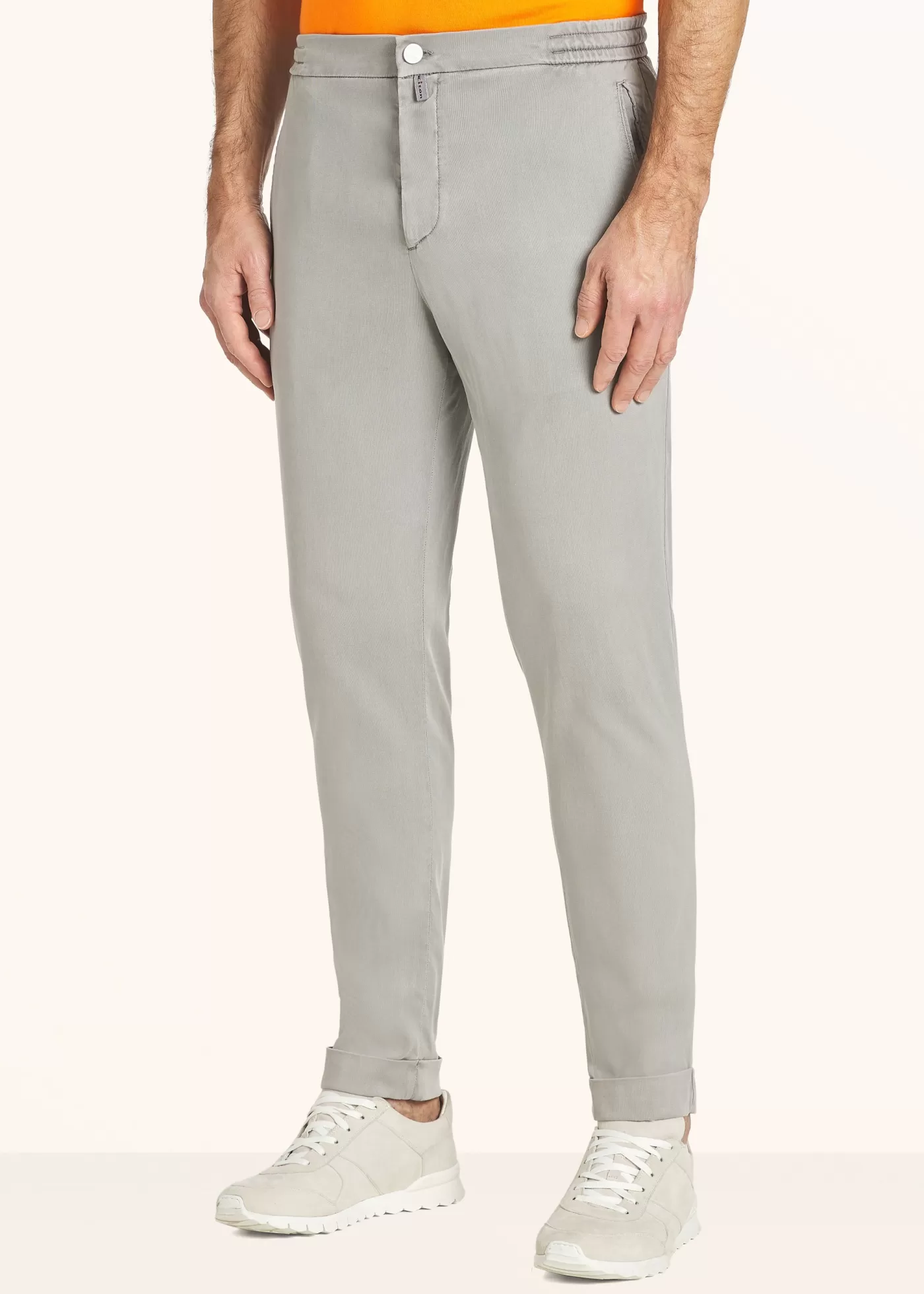 Hosen-Kiton Hose Lyocell Perlengrau