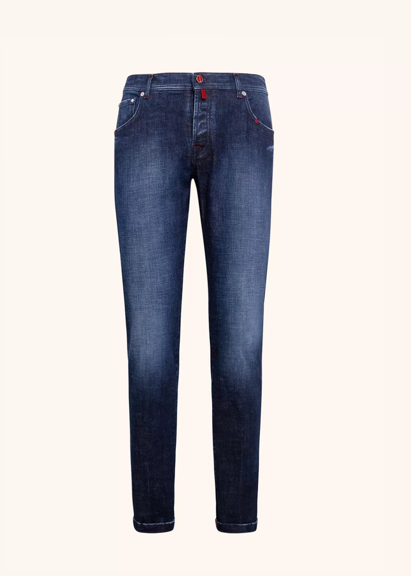 Jeans-Kiton Hose Ultra Slim Baumwolle Indigo