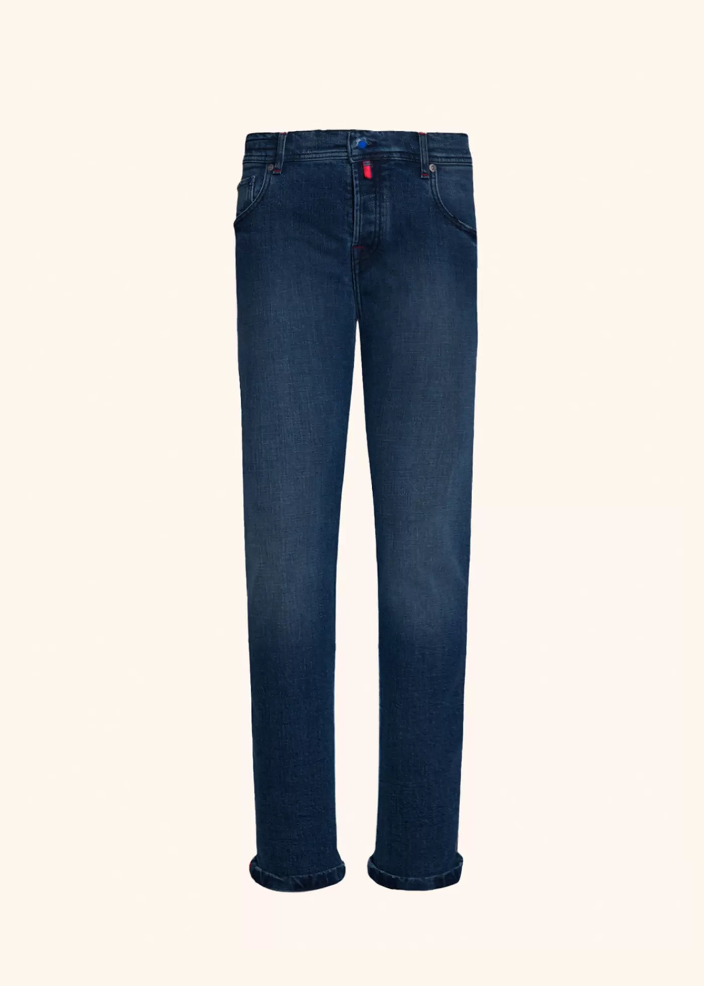 Jeans-Kiton Hose Ultra Slim Baumwolle Indigo