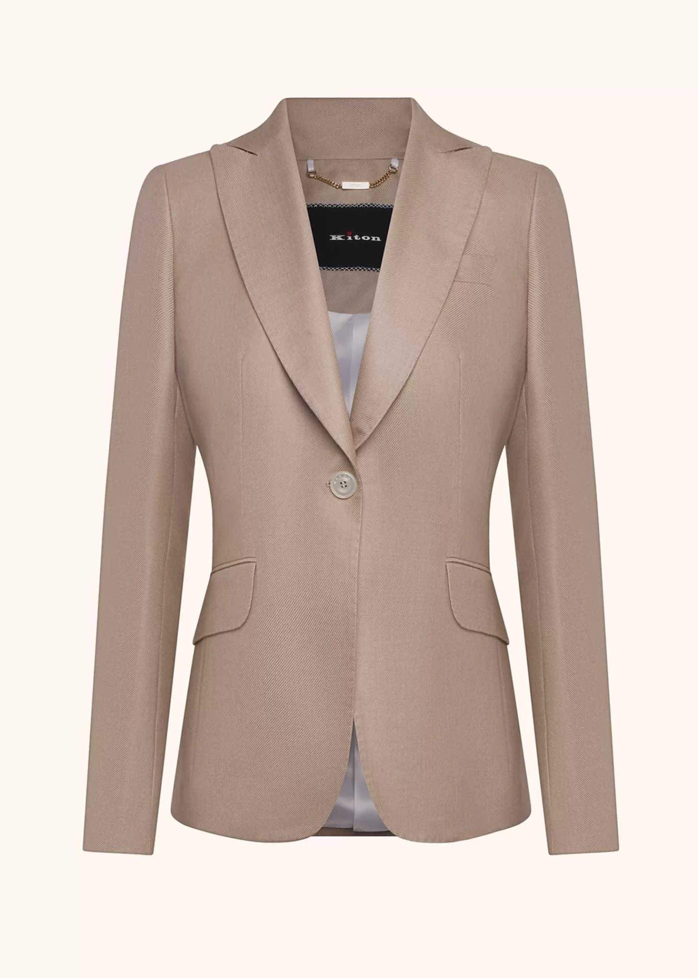 Jacken-Kiton Jacke Kaschmir Beige