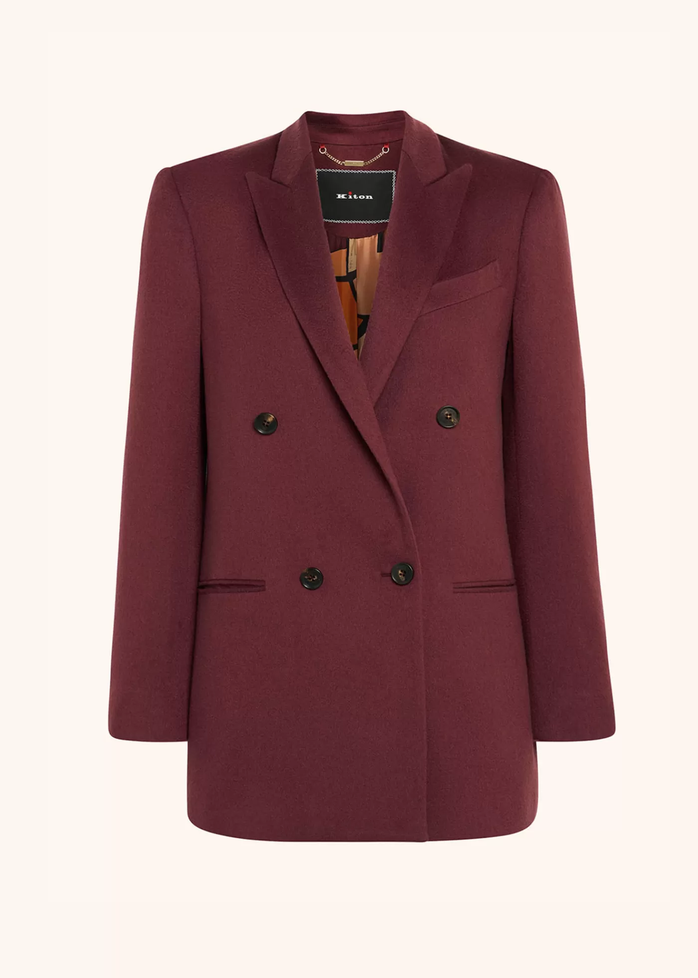 Jacken-Kiton Jacke Kaschmir Bordeaux