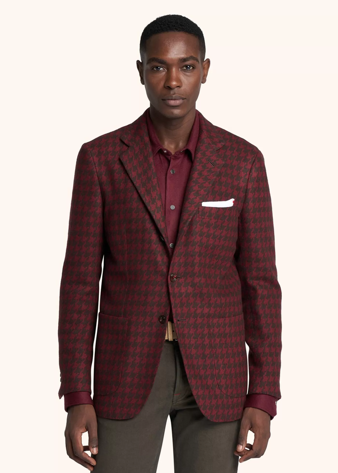 Jacken-Kiton Jacke Kaschmir Bordeaux