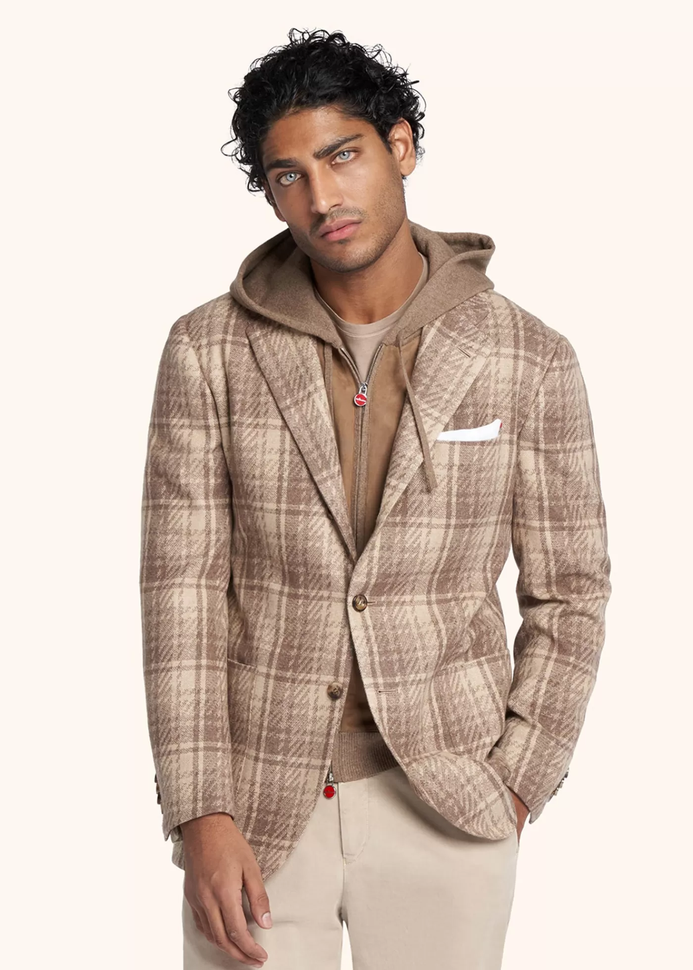 Jacken-Kiton Jacke Kaschmir Beige