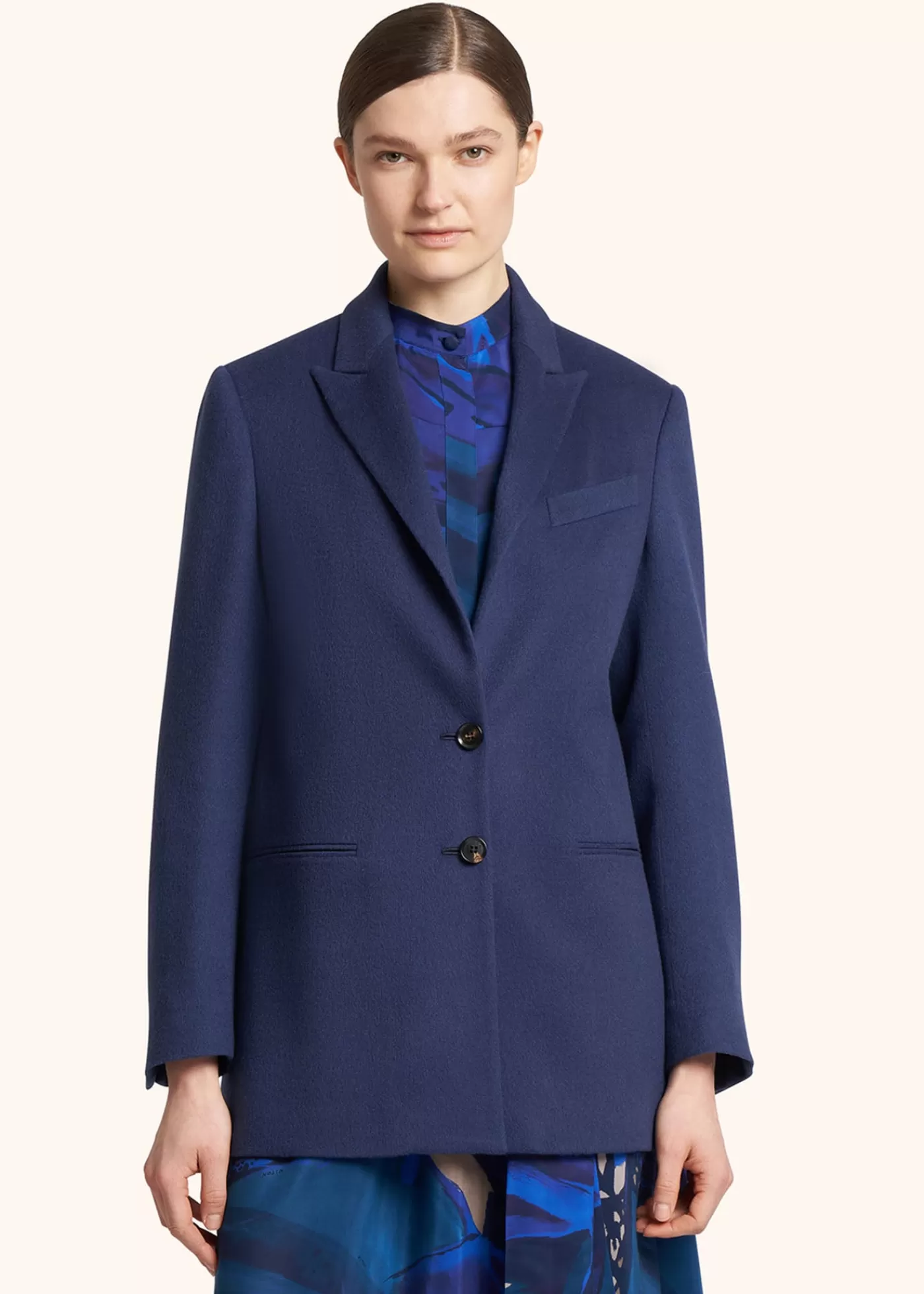 Jacken-Kiton Jacke Kaschmir Blau