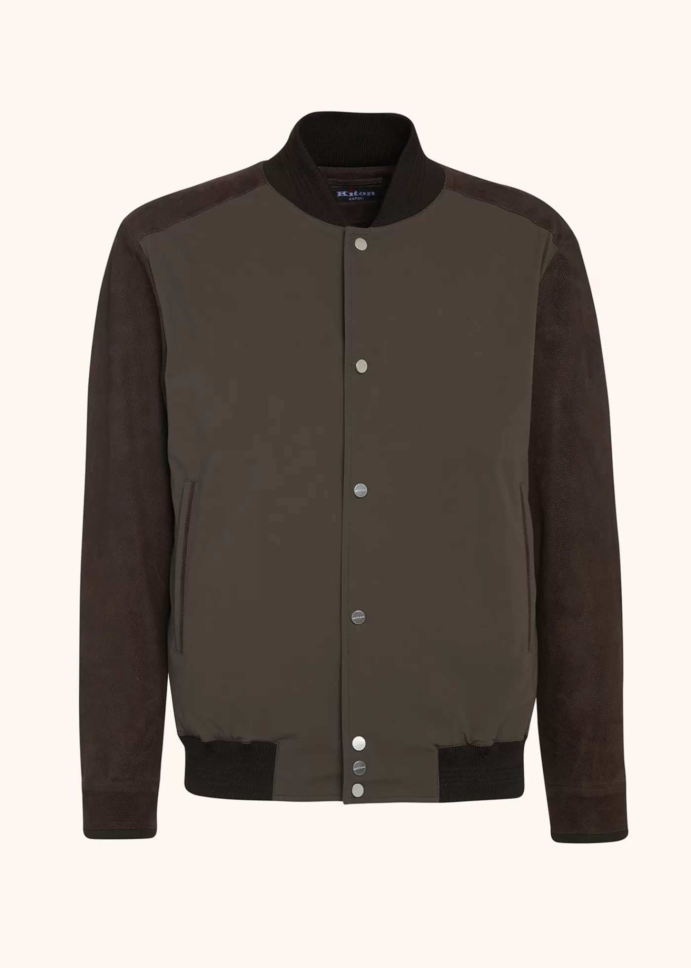 Outerwear-Kiton Jacke Polyamid/Nylon Braun