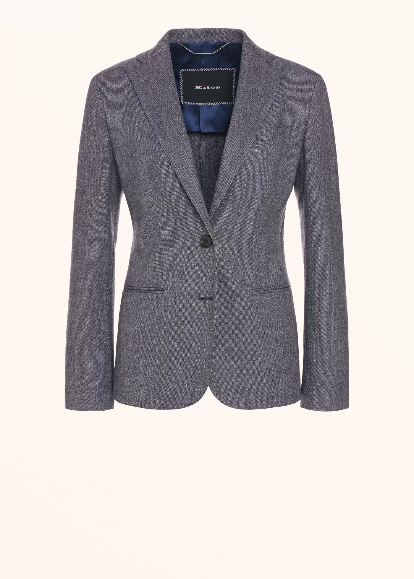 Jacken-Kiton Jacke Schurwolle Navyblau