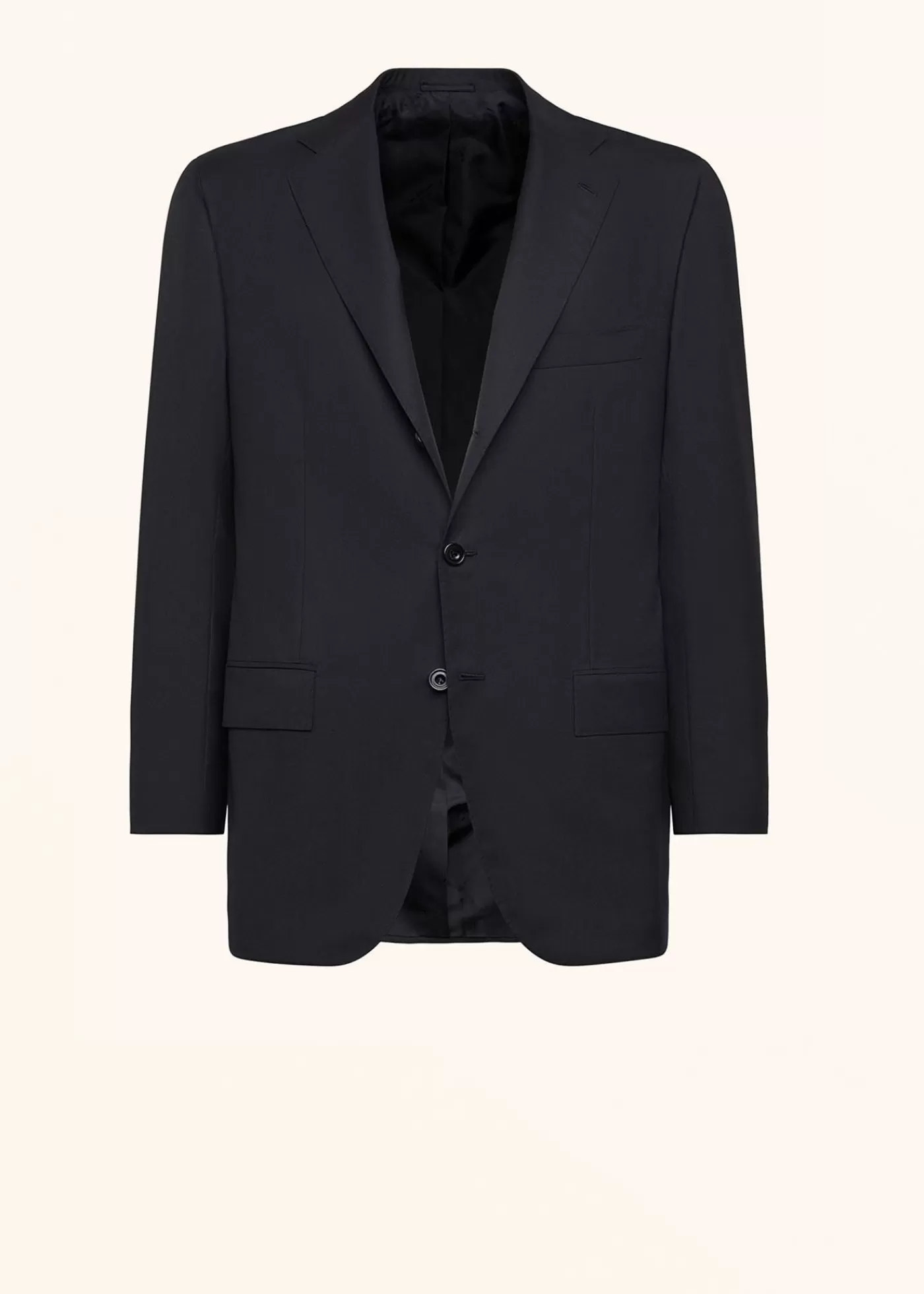 Jacken-Kiton Jacke Wolle Schwarz