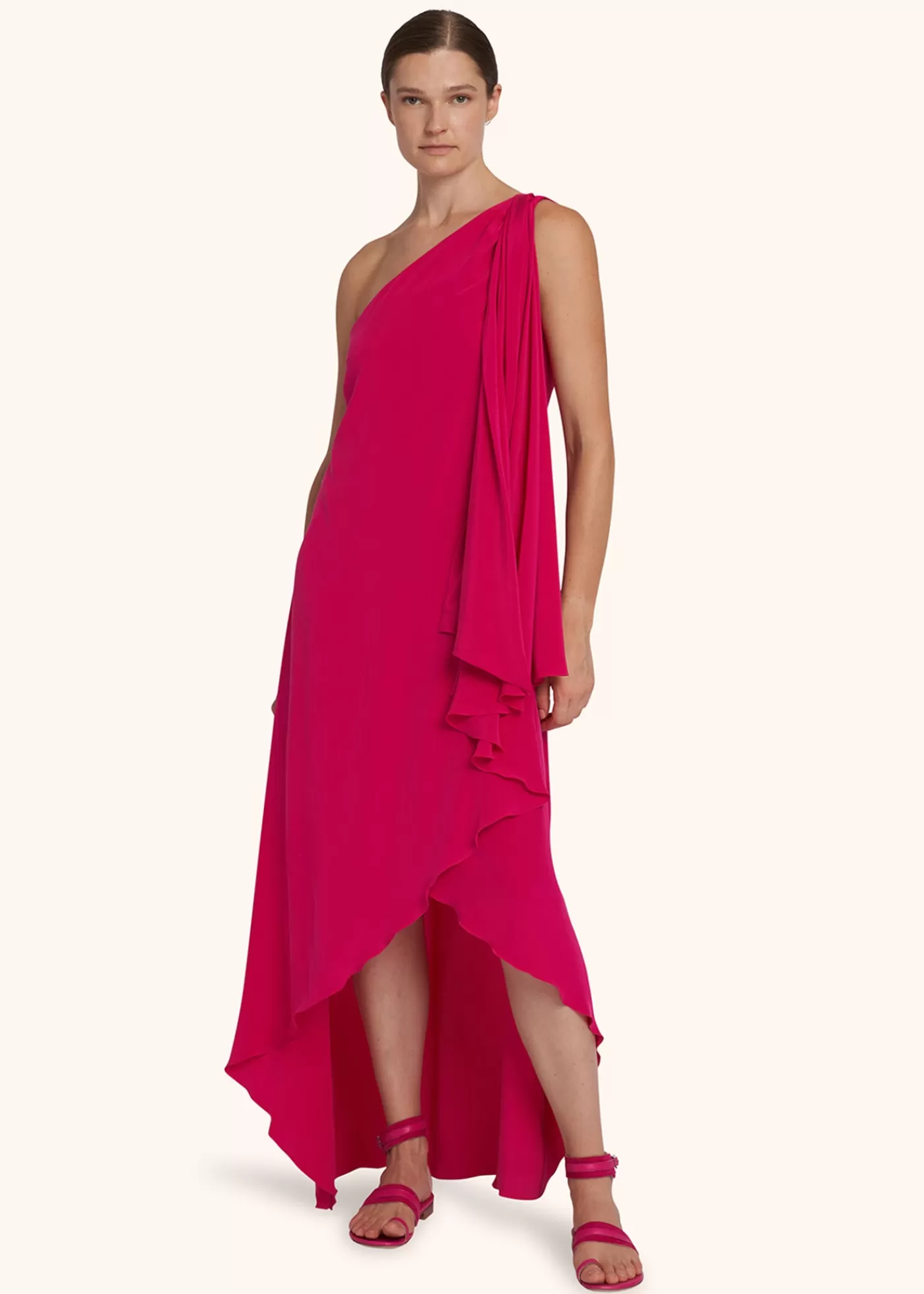 Kleider-Kiton Kleid Seide Fuchsia