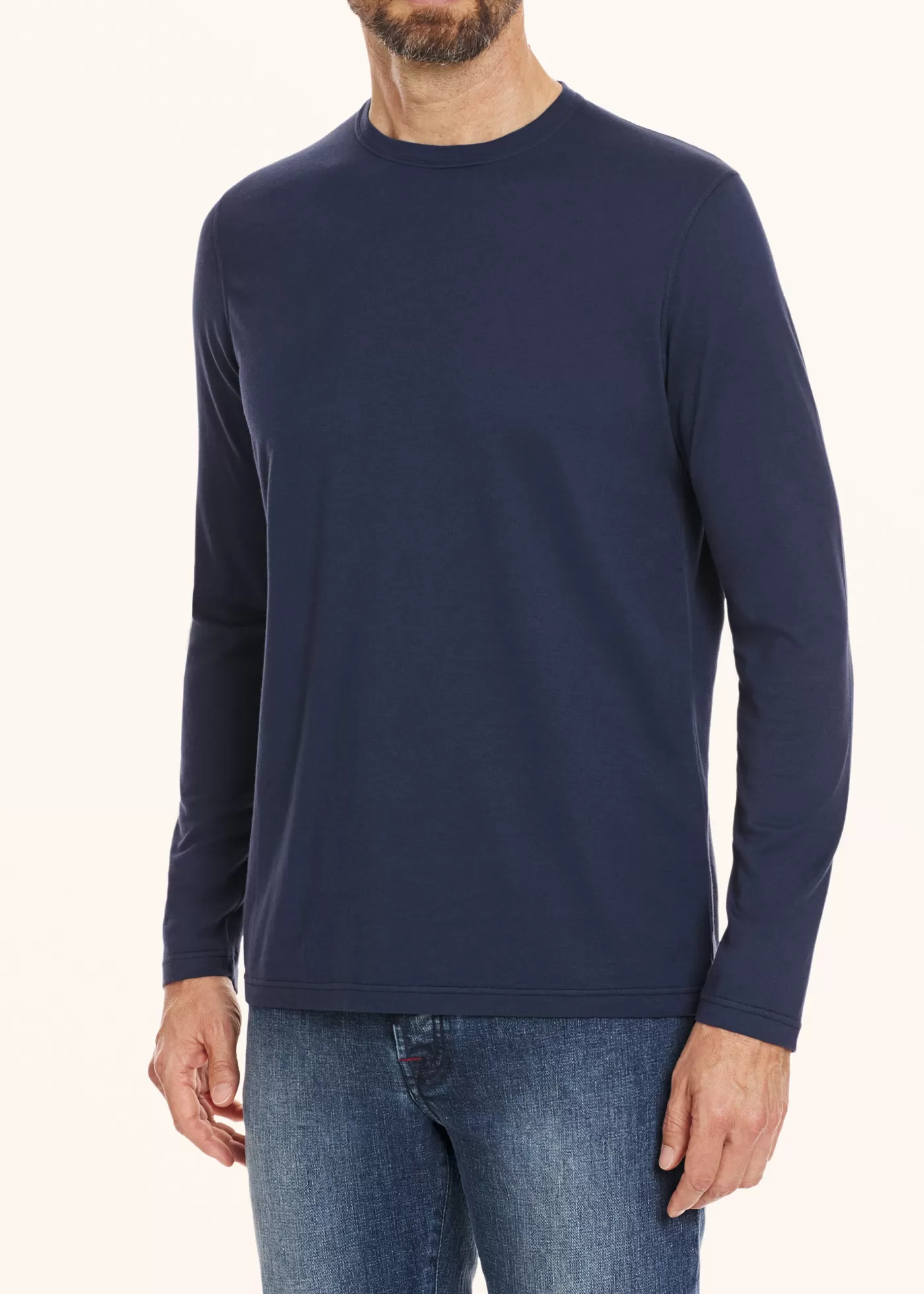 Strickwaren-Kiton Langarmshirt Baumwolle