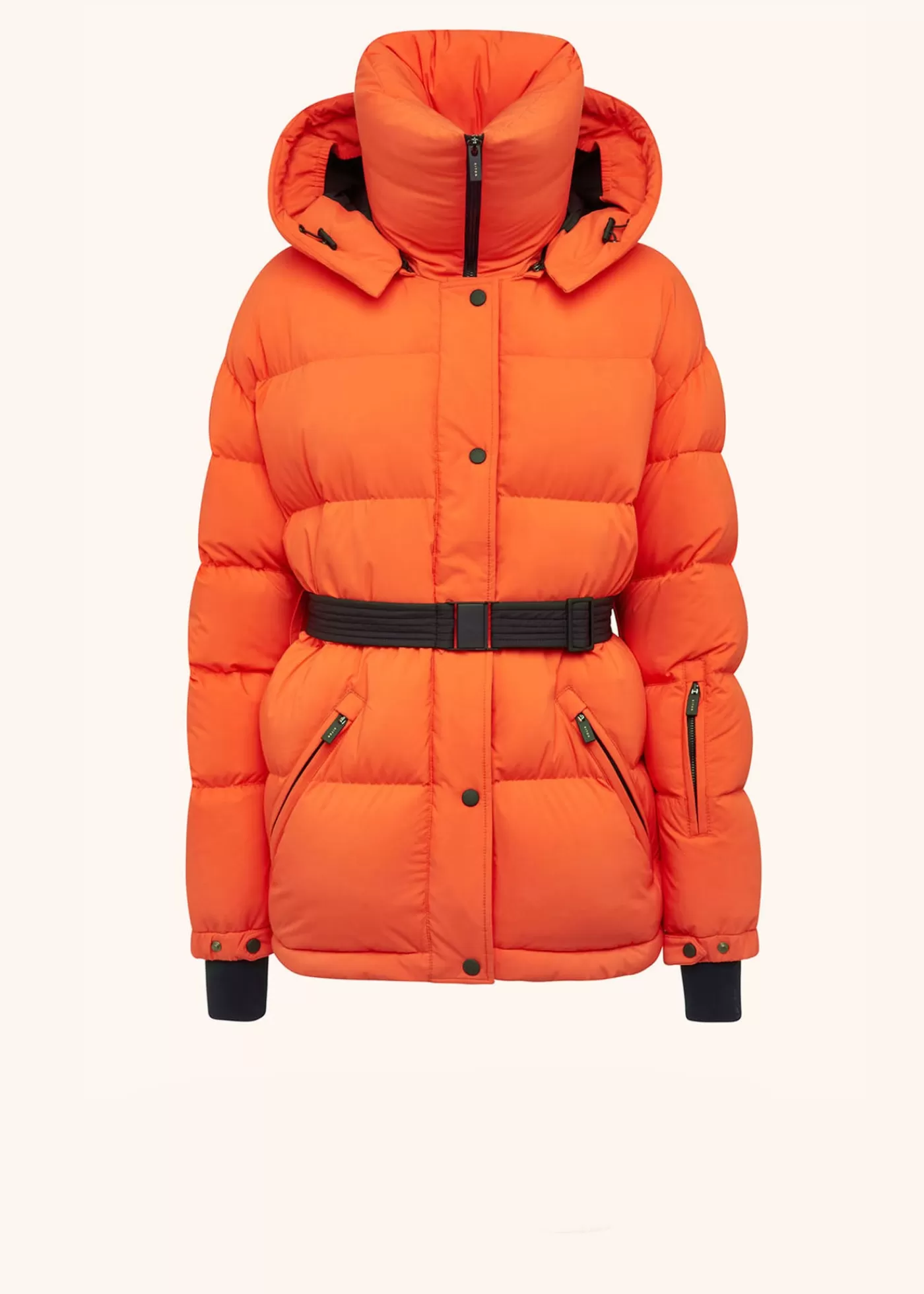 Outerwear-Kiton Mantel Polyester Orange