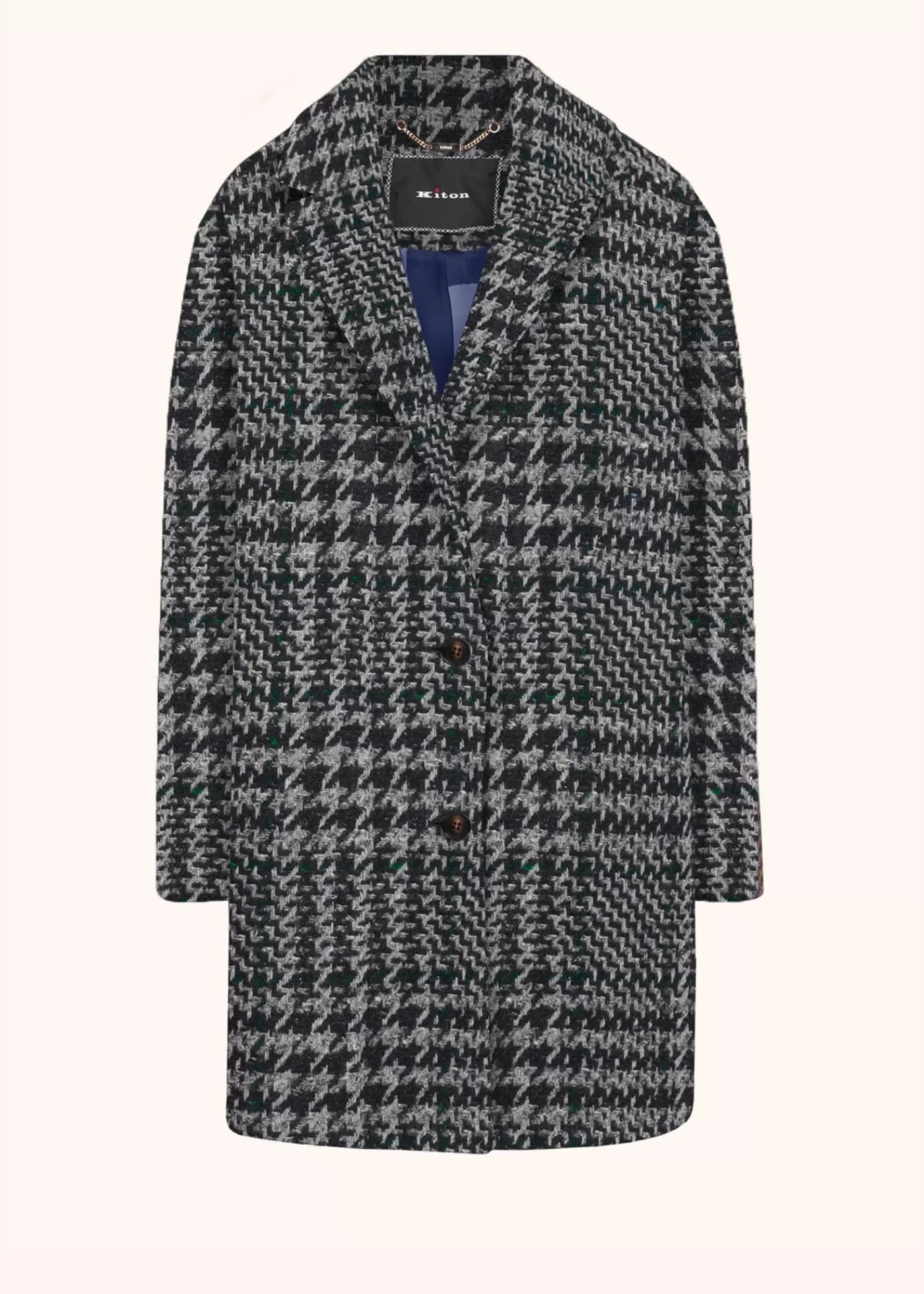 Outerwear-Kiton Mantel Schurwolle Blau