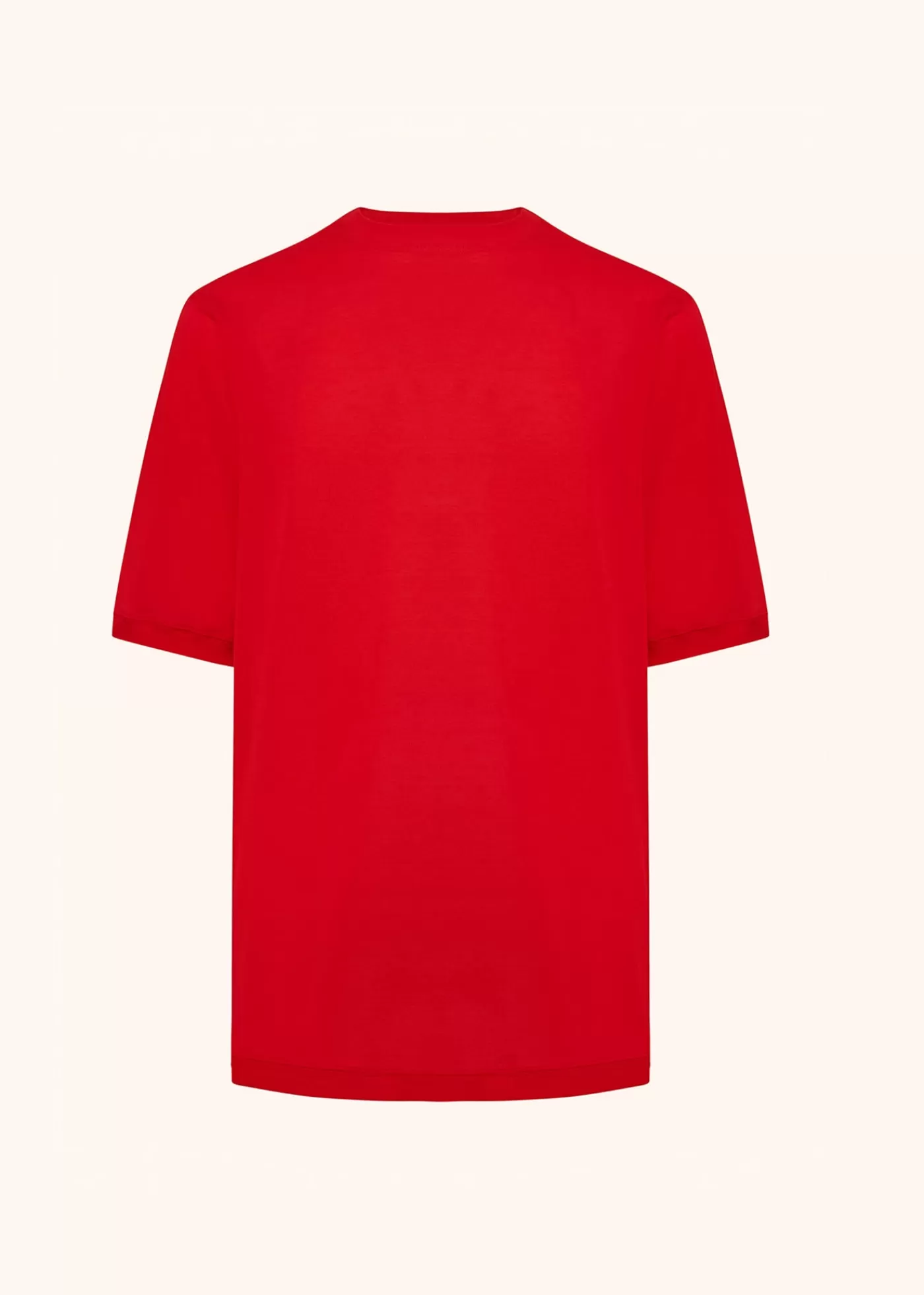 Polo Und T-Shirts-Kiton Mauro - Rundhals-T-Shirt Baumwolle Rot