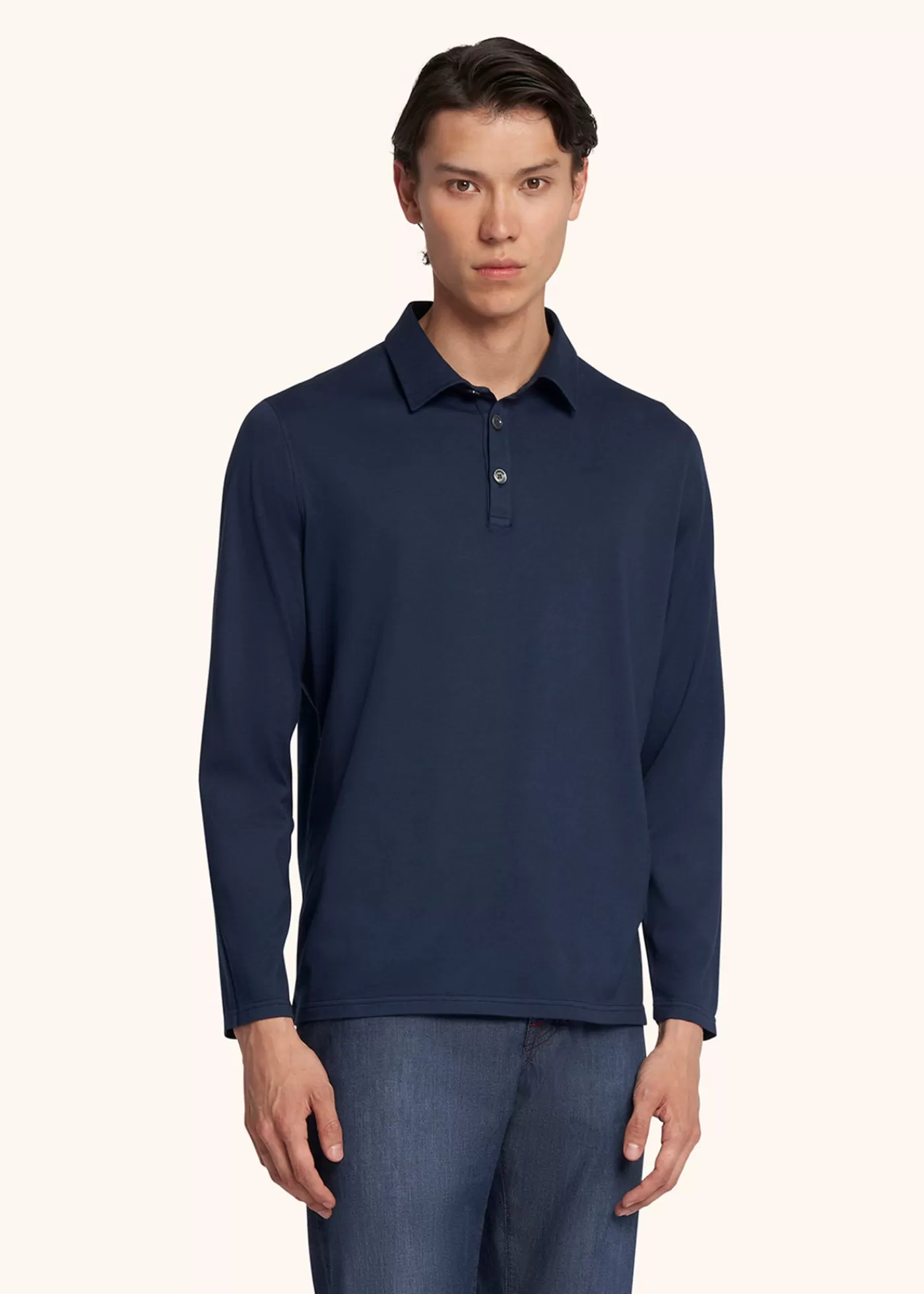 Polo Und T-Shirts-Kiton Poloshirt Baumwolle