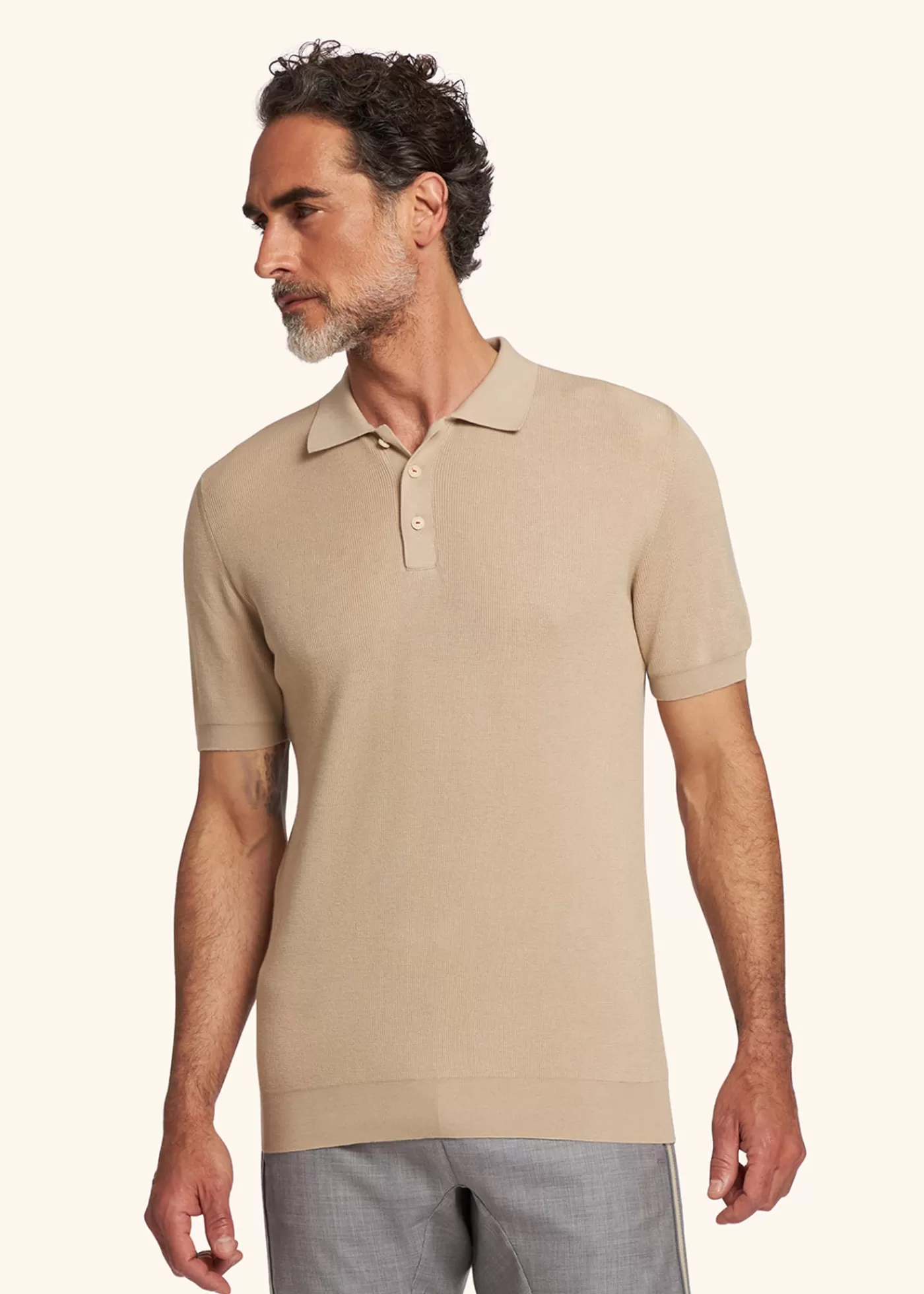 Polo Und T-Shirts-Kiton Poloshirt Baumwolle