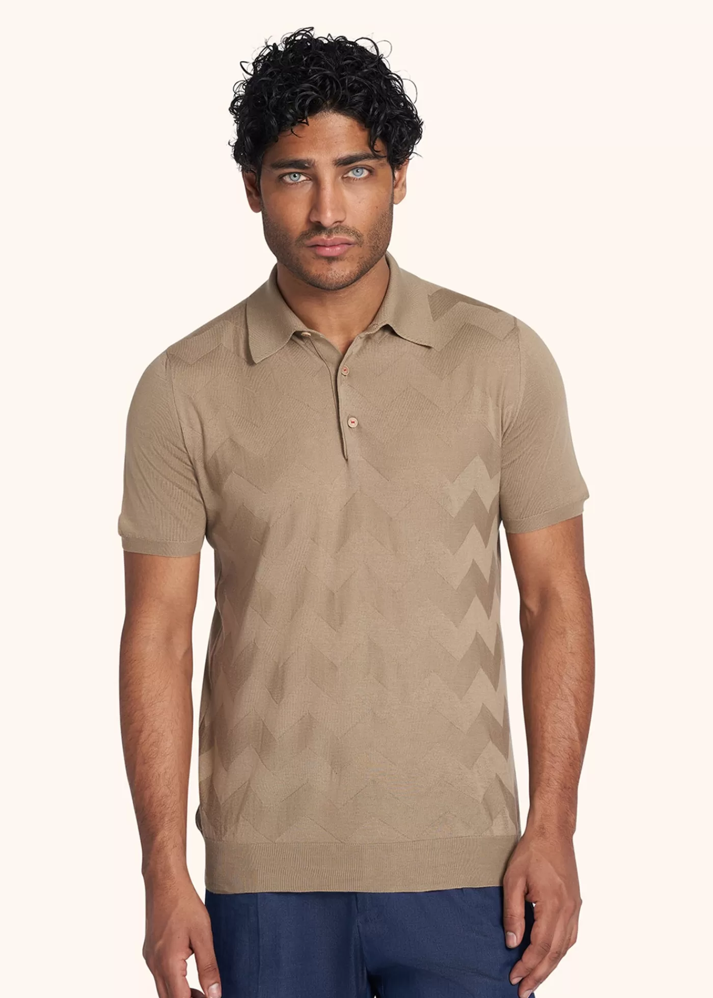 Polo Und T-Shirts-Kiton Poloshirt Baumwolle