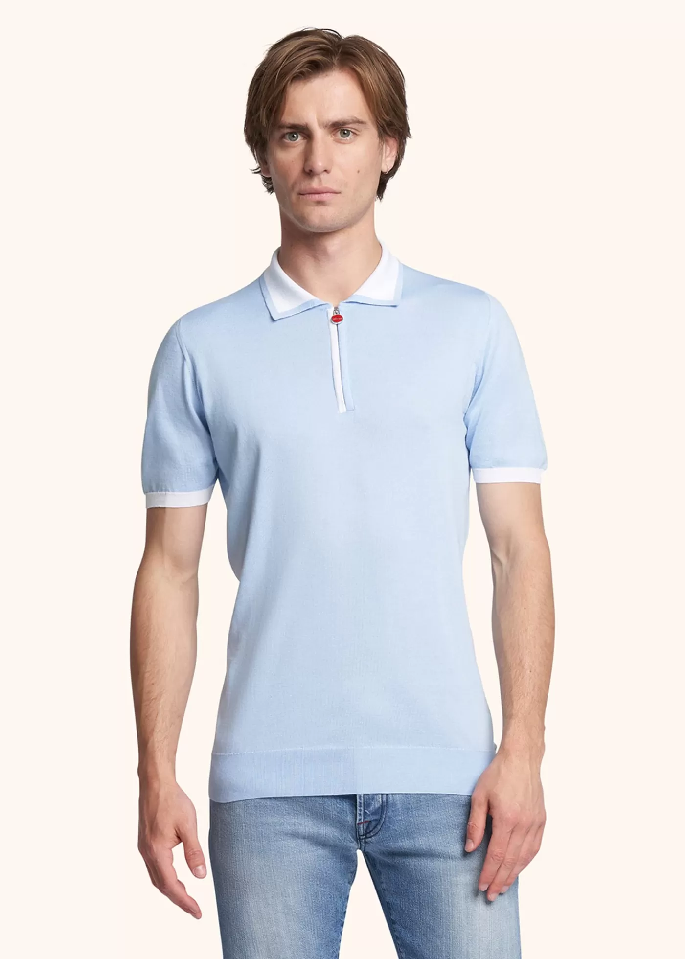 Polo Und T-Shirts-Kiton Poloshirt Baumwolle