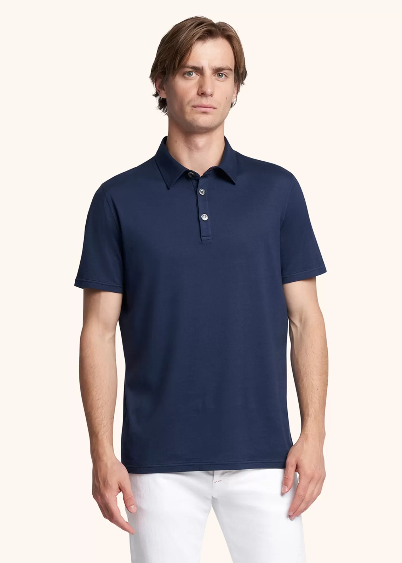 Polo Und T-Shirts-Kiton Poloshirt Baumwolle