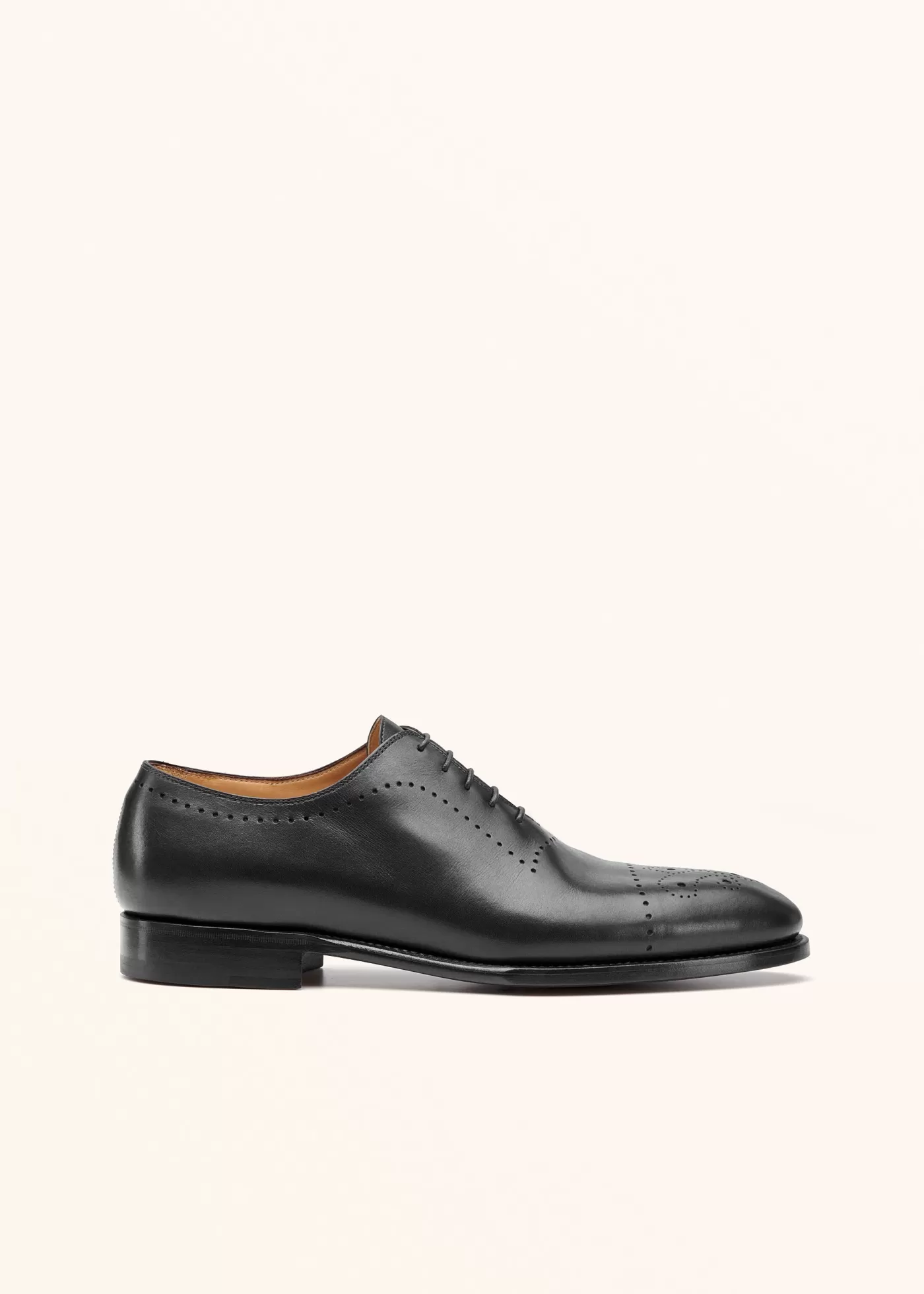 Schuhe-Kiton Schuh Kalbsleder Schwarz