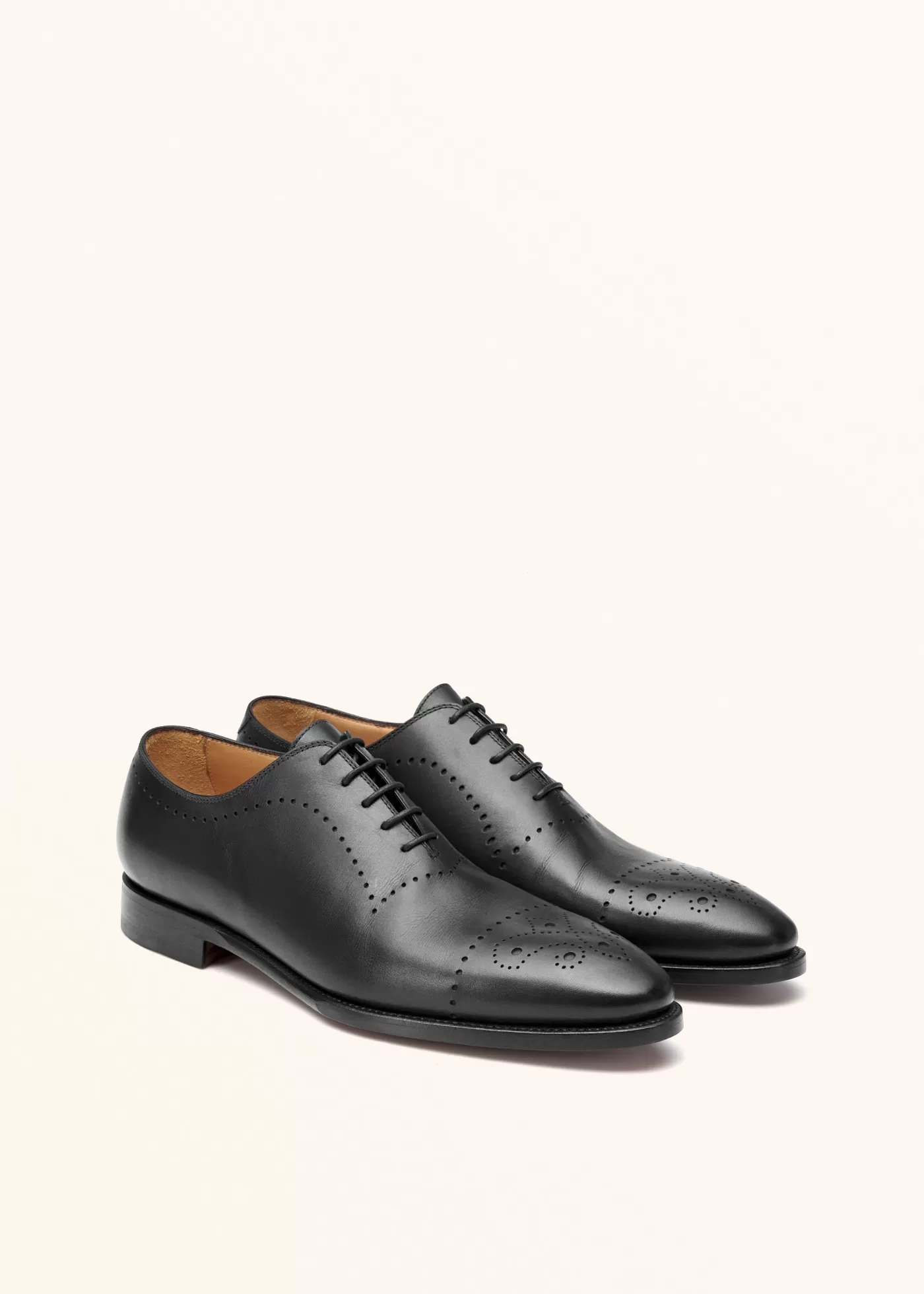 Schuhe-Kiton Schuh Kalbsleder Schwarz