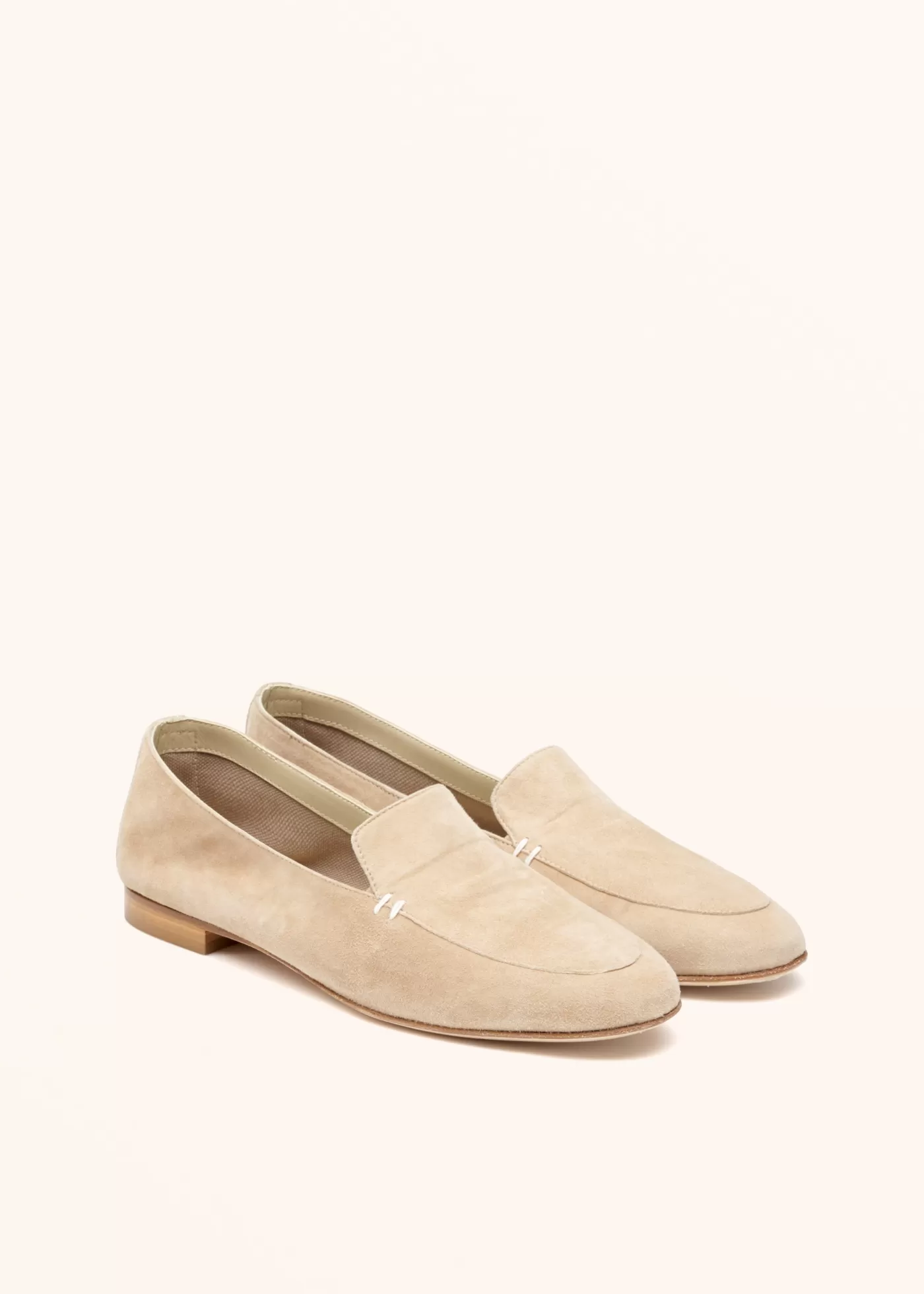 Schuhe-Kiton Schuh Ziegenfell Beige