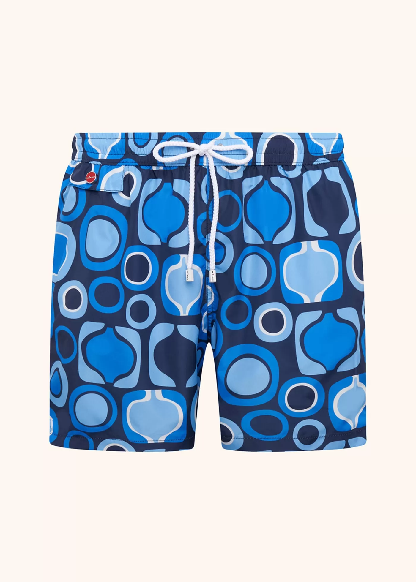 Badehosen-Kiton Schwimmboxer Polyester Hellesblau