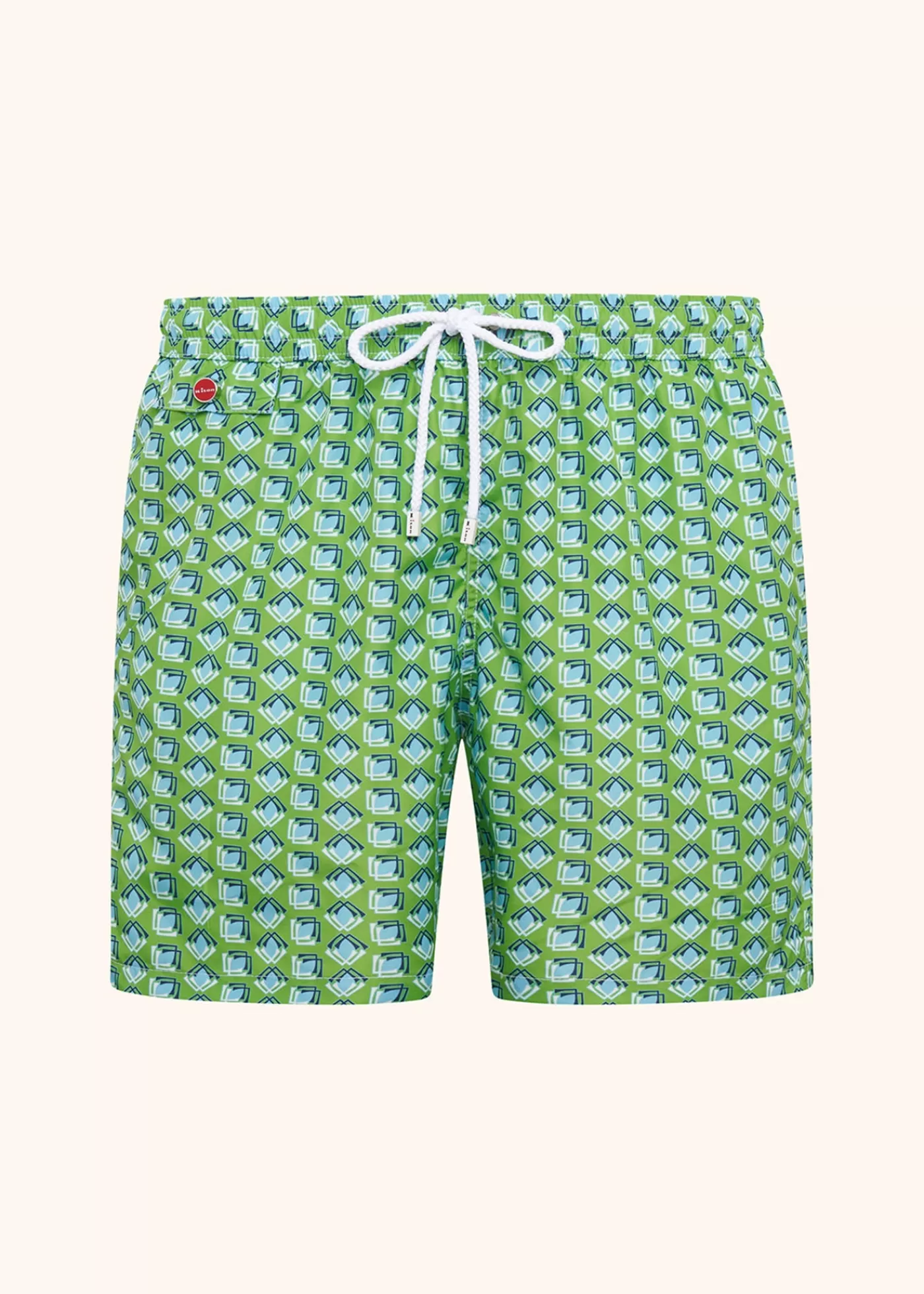 Badehosen-Kiton Schwimmboxer Polyester Gruen