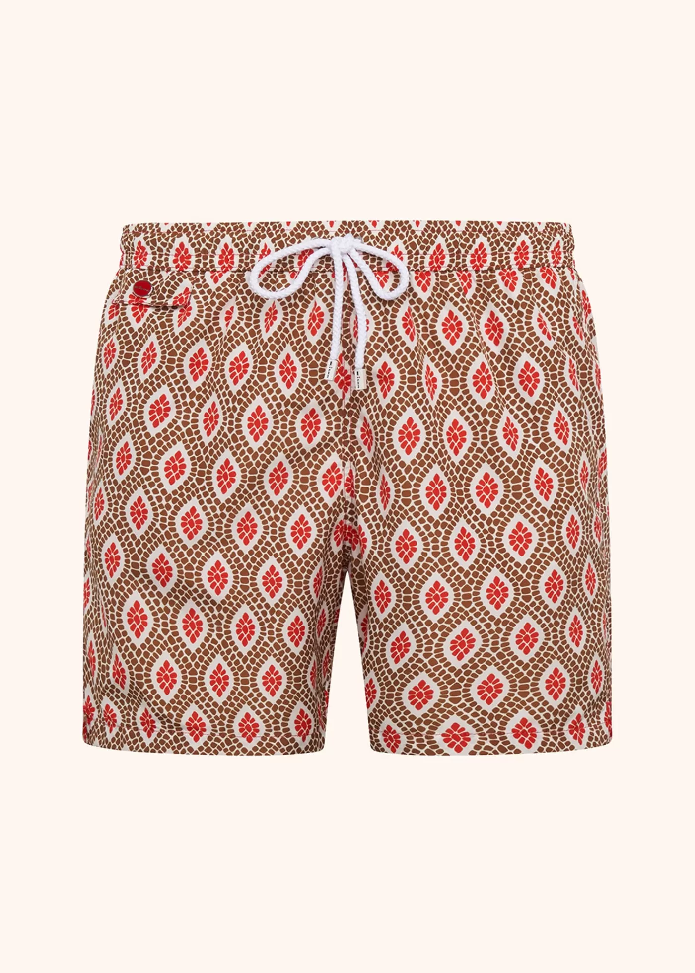 Badehosen-Kiton Schwimmboxer Polyester Grau