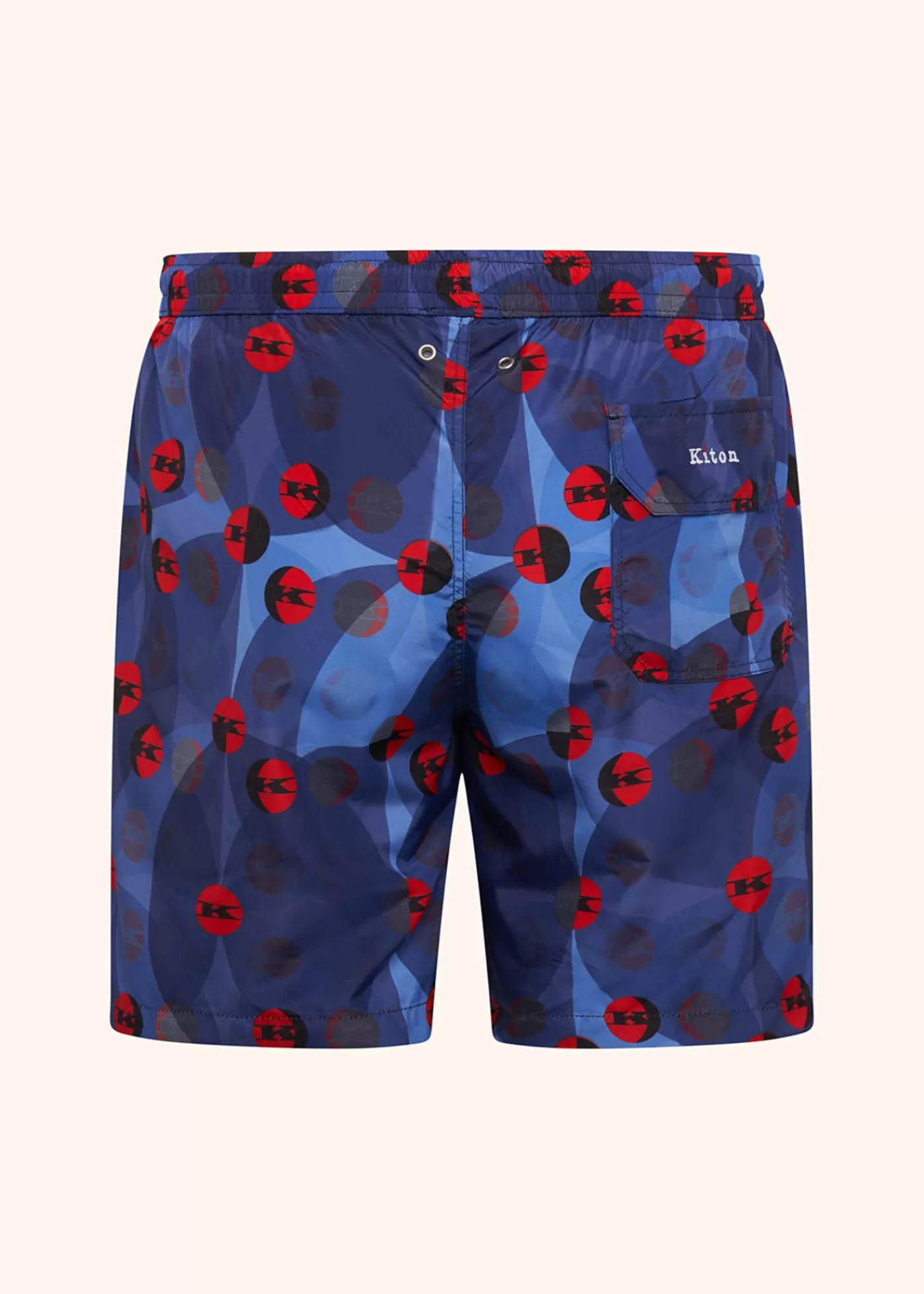 Badehosen-Kiton Schwimmboxer Polyester Royalblau