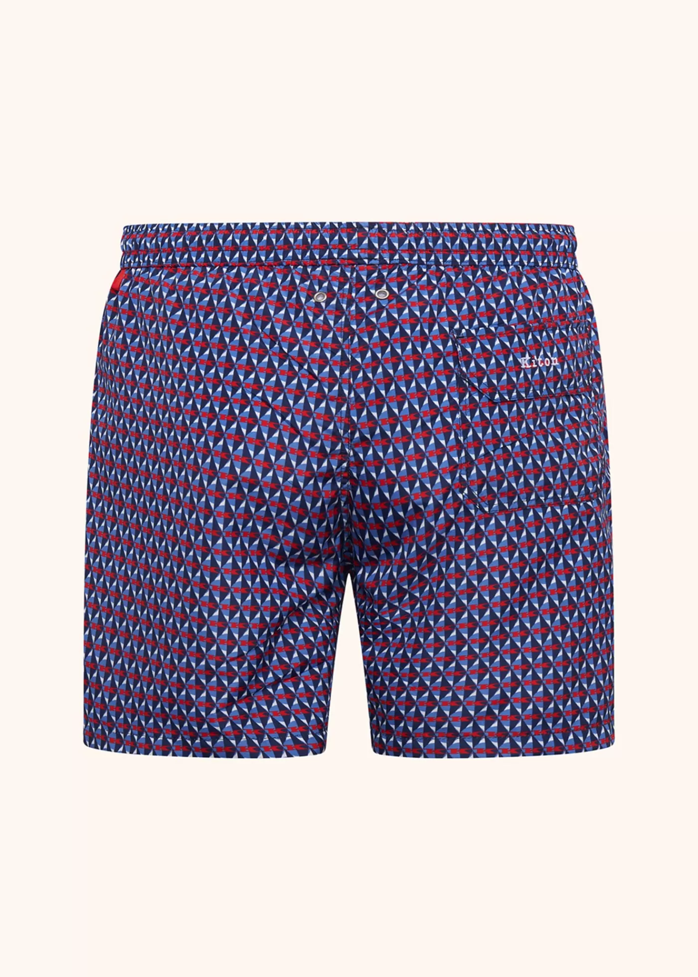 Badehosen-Kiton Schwimmboxer Polyester Dunkelblau