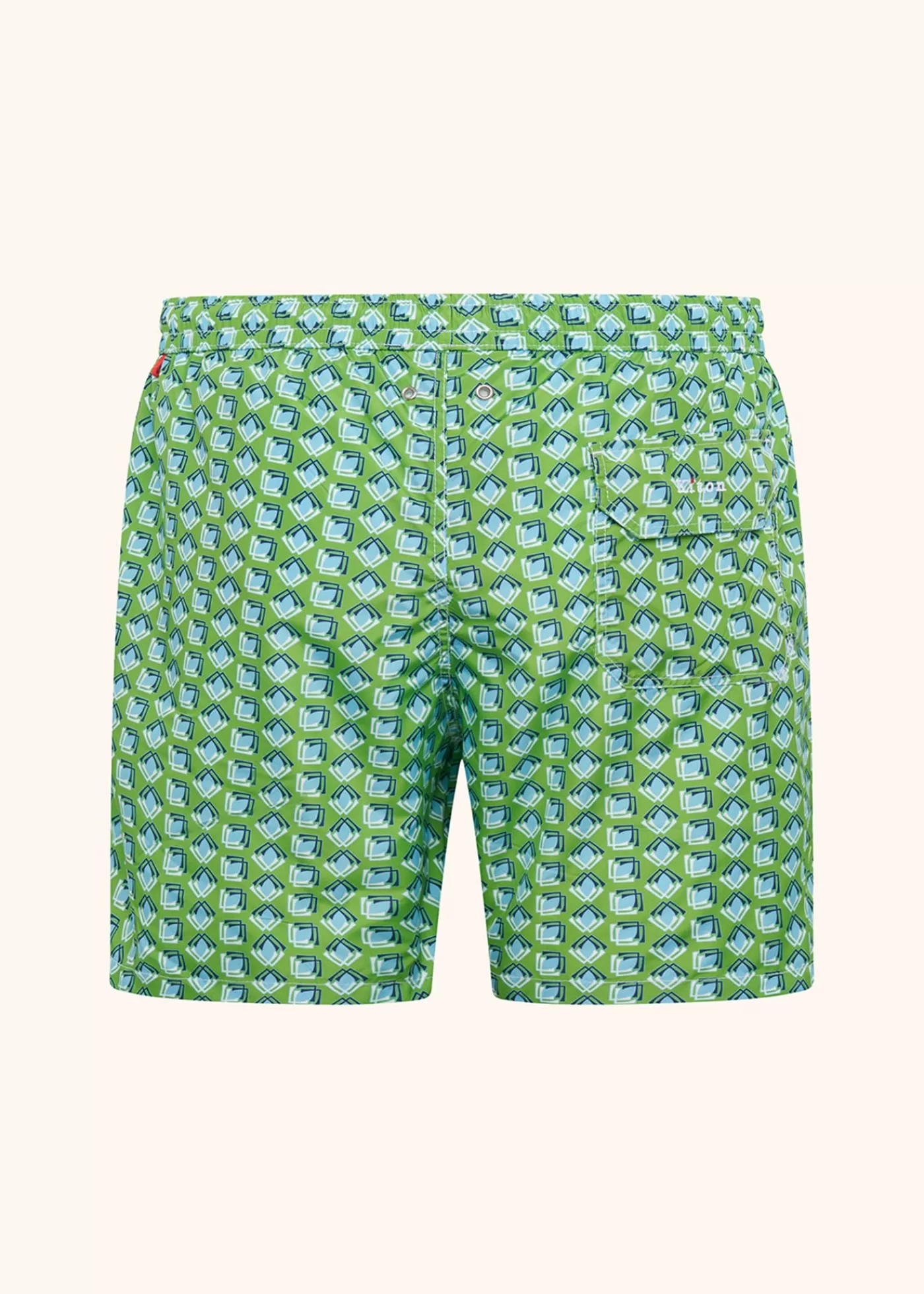 Badehosen-Kiton Schwimmboxer Polyester Gruen