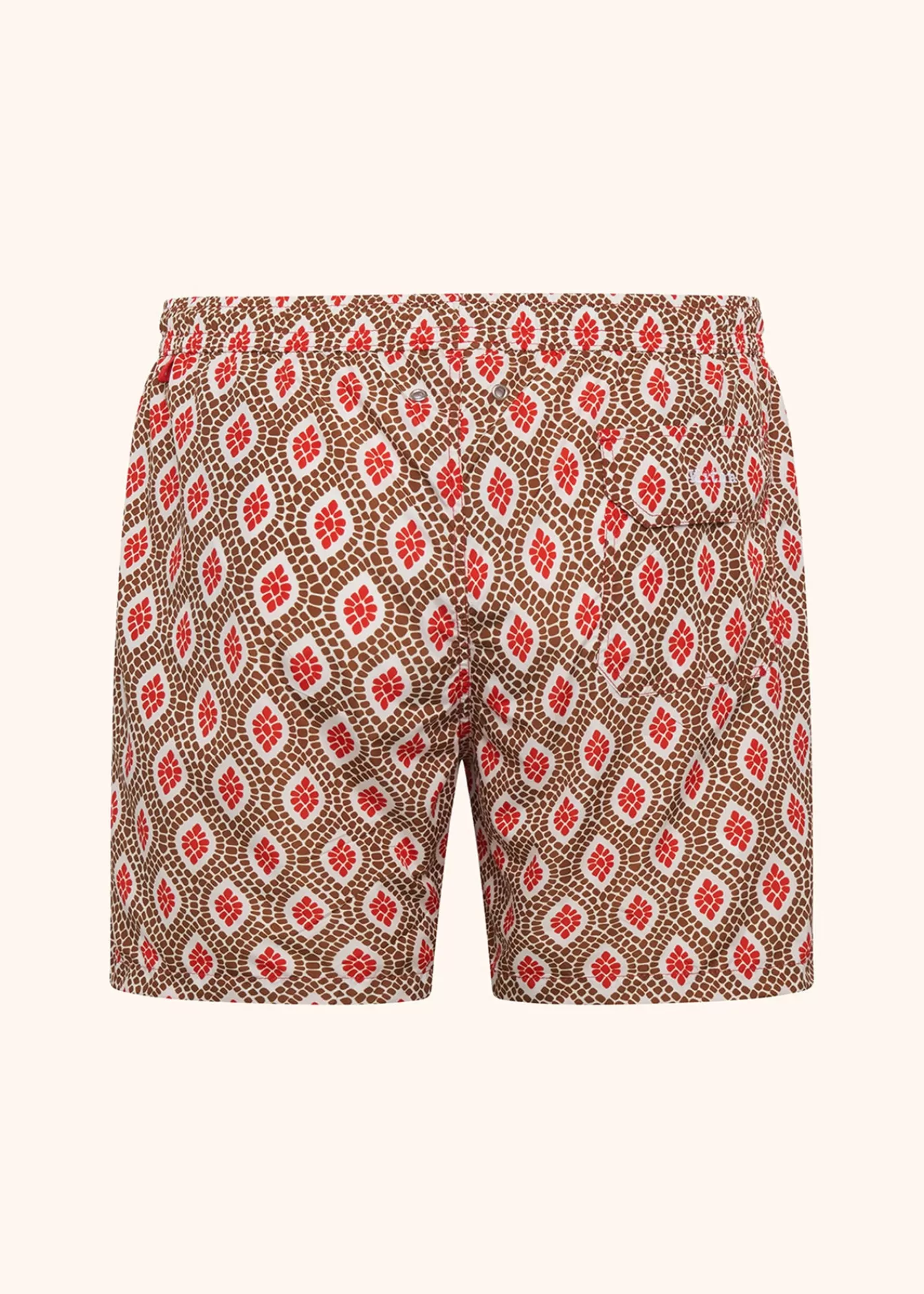 Badehosen-Kiton Schwimmboxer Polyester Grau