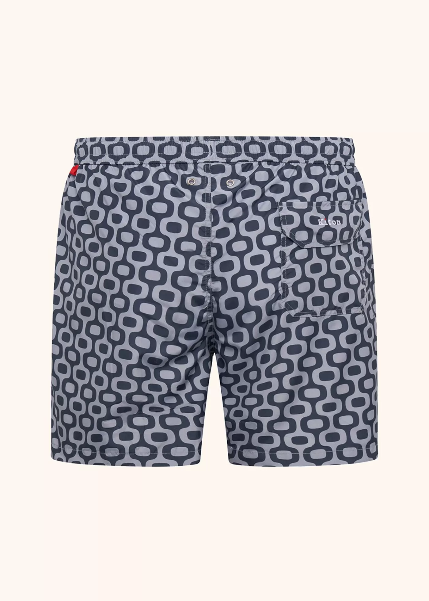 Badehosen-Kiton Schwimmboxer Polyester Grau