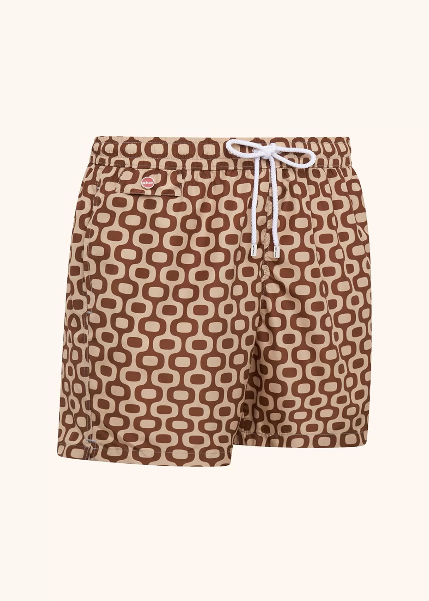 Badehosen-Kiton Schwimmboxer Polyester Braun