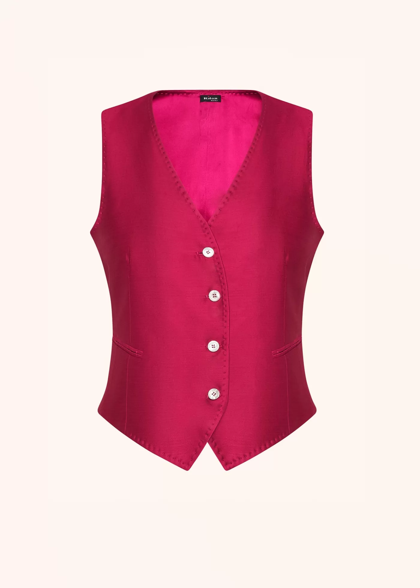 Blusen Und Hemden-Kiton Weste Seide Fuchsia