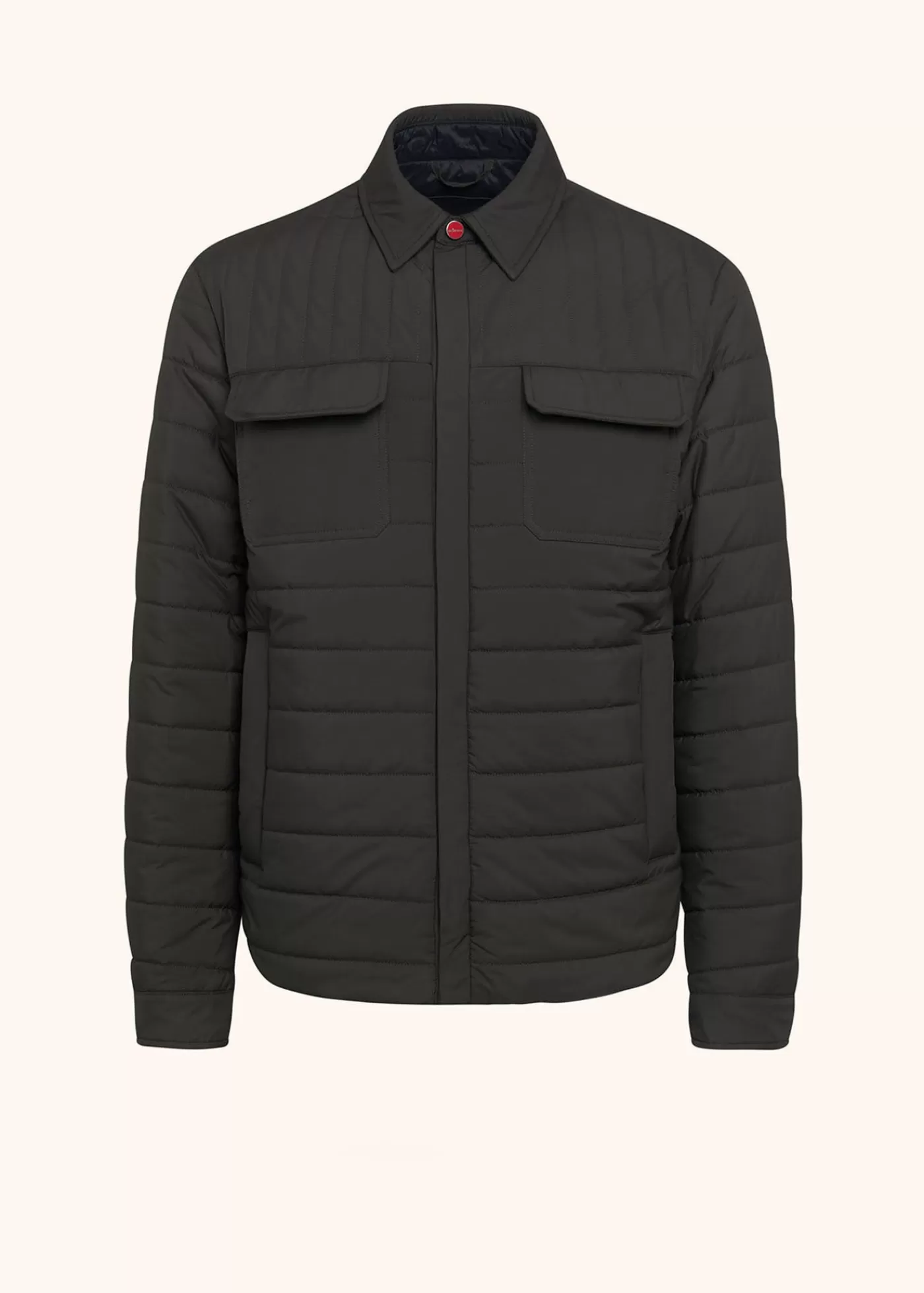 Outerwear-Kiton Winterjacke Polyester Militaergruen